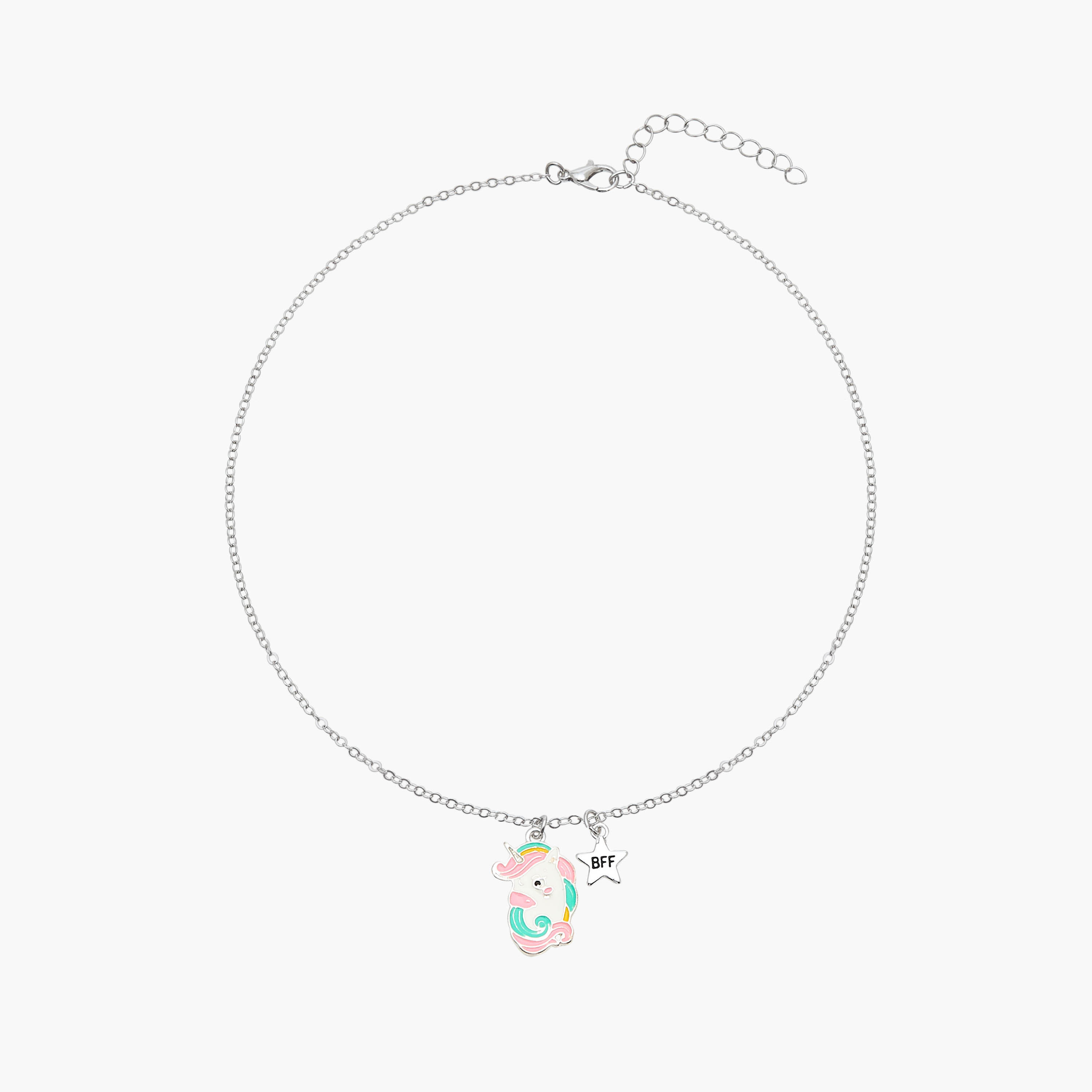 Flora Bella Unicorn Pendant BFF Necklace - Set of 2-girls-accessories-jewellery-image-3