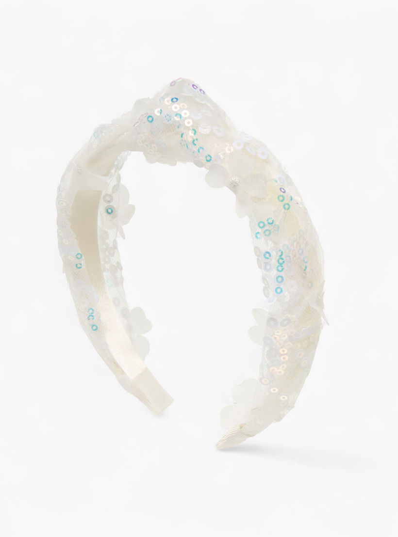 Flora Bella Hairband with Floral Embellishment-girls-accessories-hairaccessories-image-2