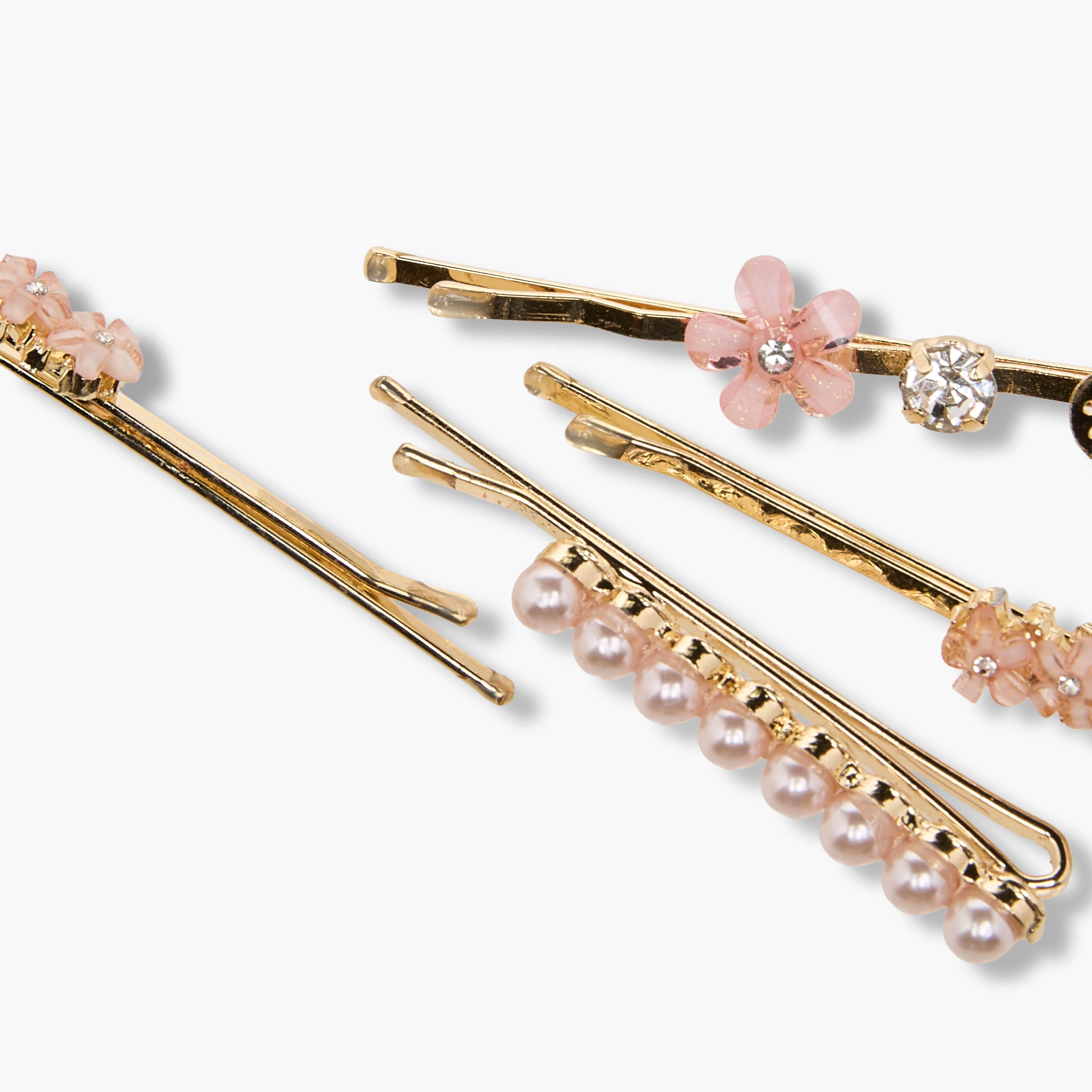 Pack of 4 Flora Bella Hairpin with Studded Design-girls-accessories-hairaccessories-image-6