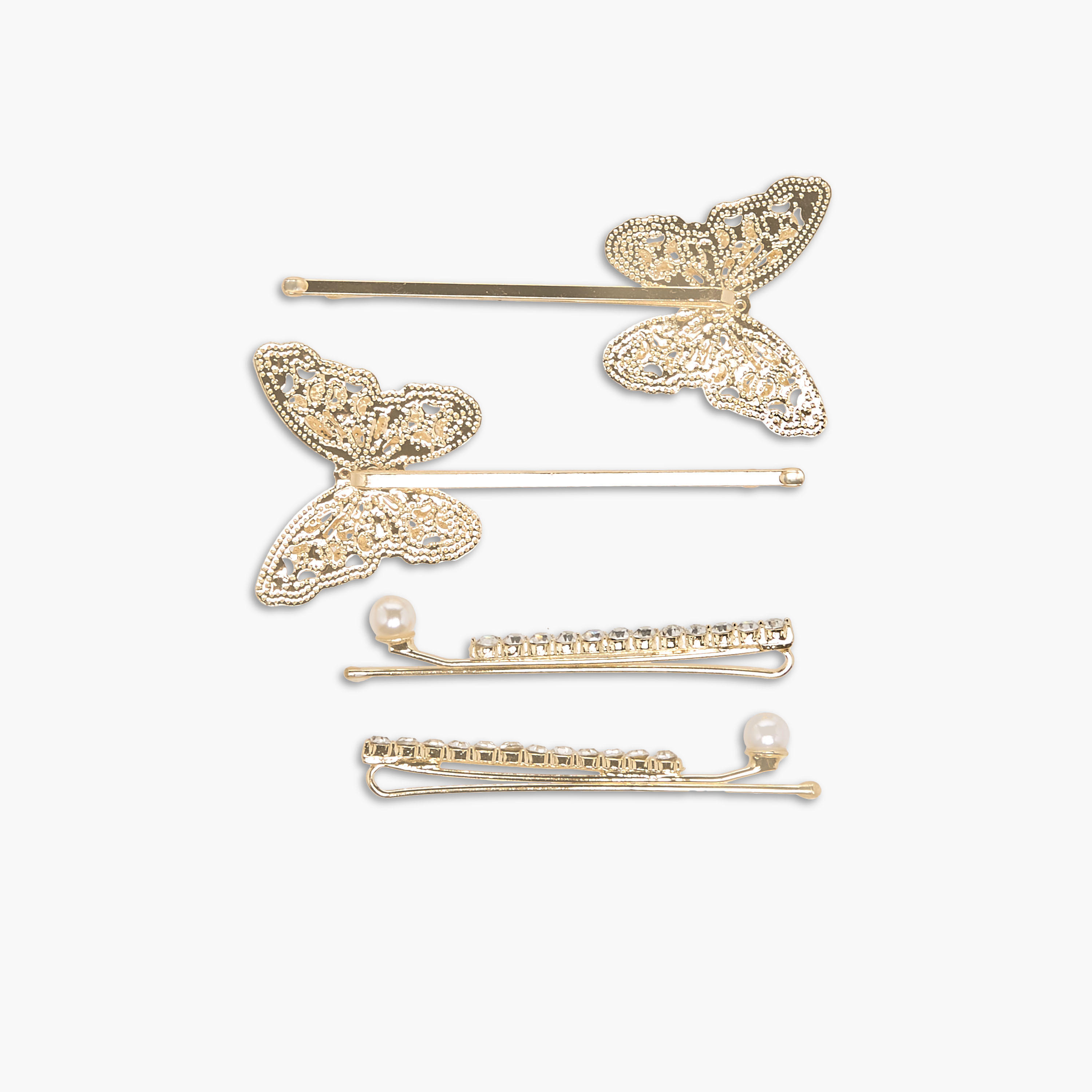 Pack of 4 Flora Bella Hairpin with Embellished Detail-girls-accessories-hairaccessories-image-3