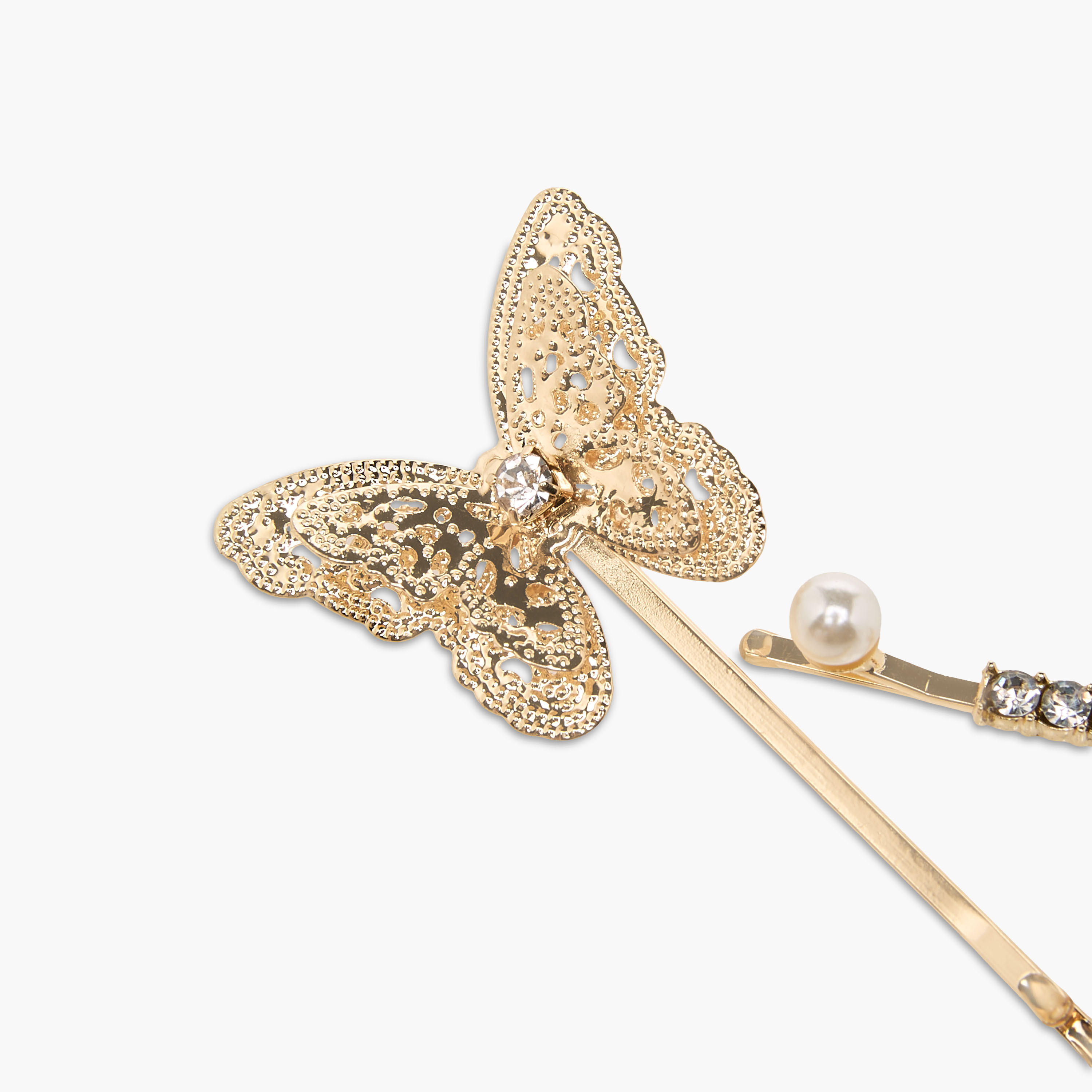 Pack of 4 Flora Bella Hairpin with Embellished Detail-girls-accessories-hairaccessories-image-4