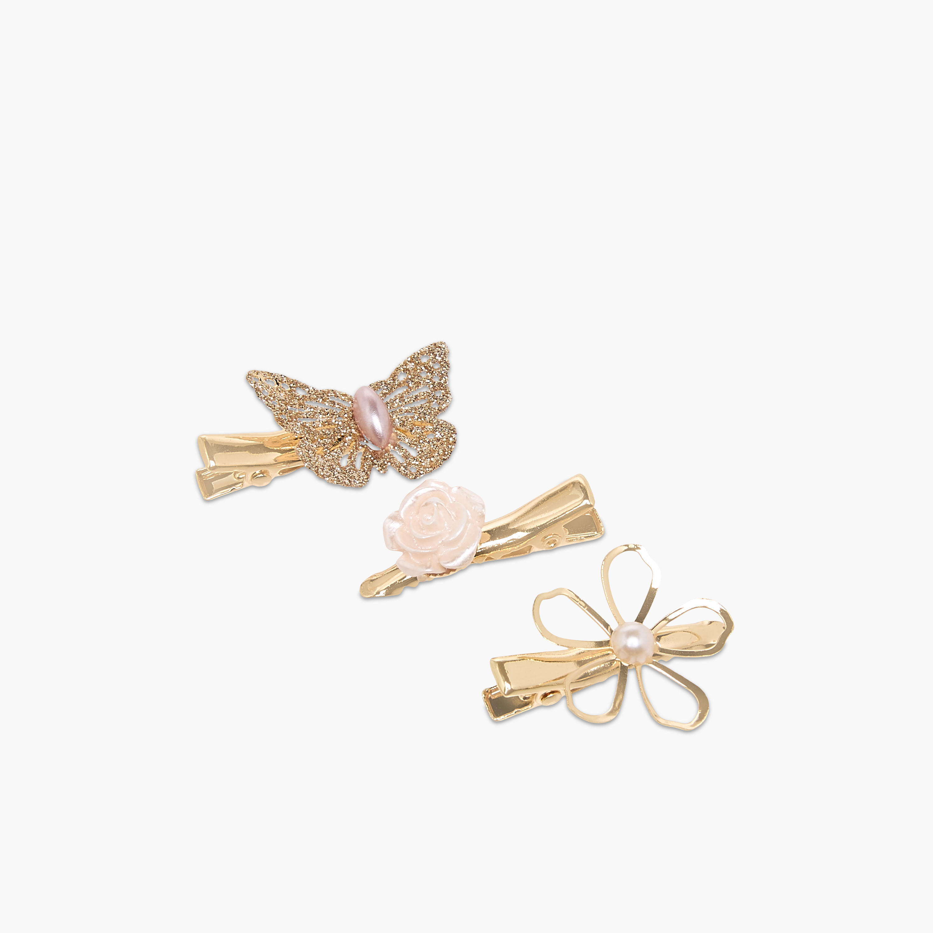 Pack of 4 Flora Bella Hairband and Hair Clip with Embellished Detail-girls-accessories-hairaccessories-image-5