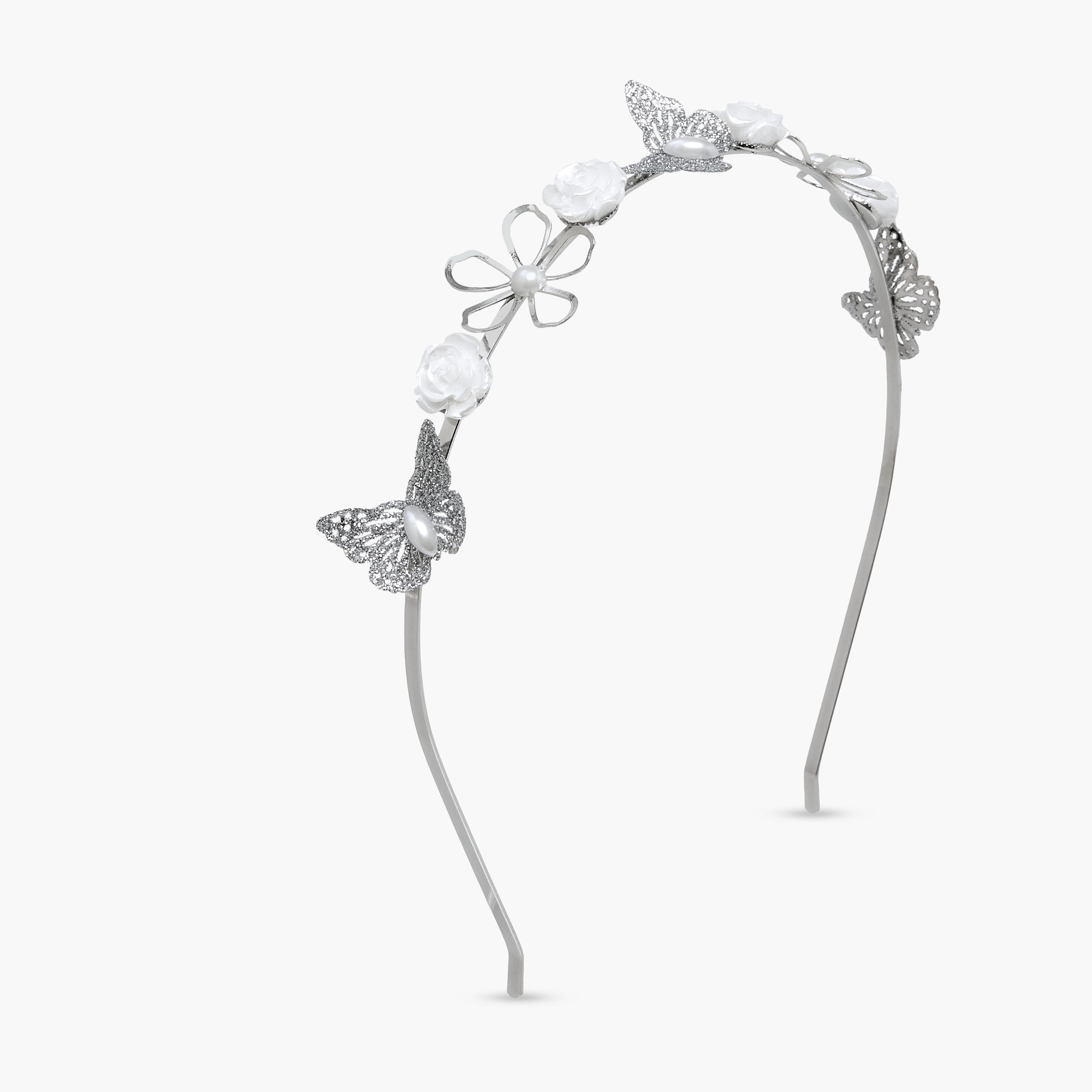Pack of 4 Flora Bella Hairband and Hair Clip with Embellished Detail-girls-accessories-hairaccessories-image-2