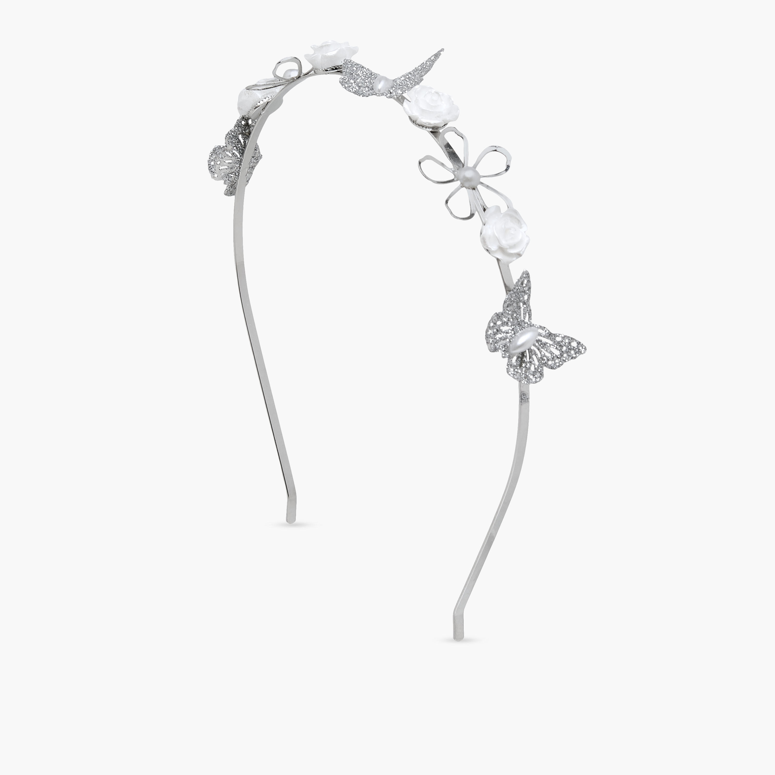 Pack of 4 Flora Bella Hairband and Hair Clip with Embellished Detail-girls-accessories-hairaccessories-image-3