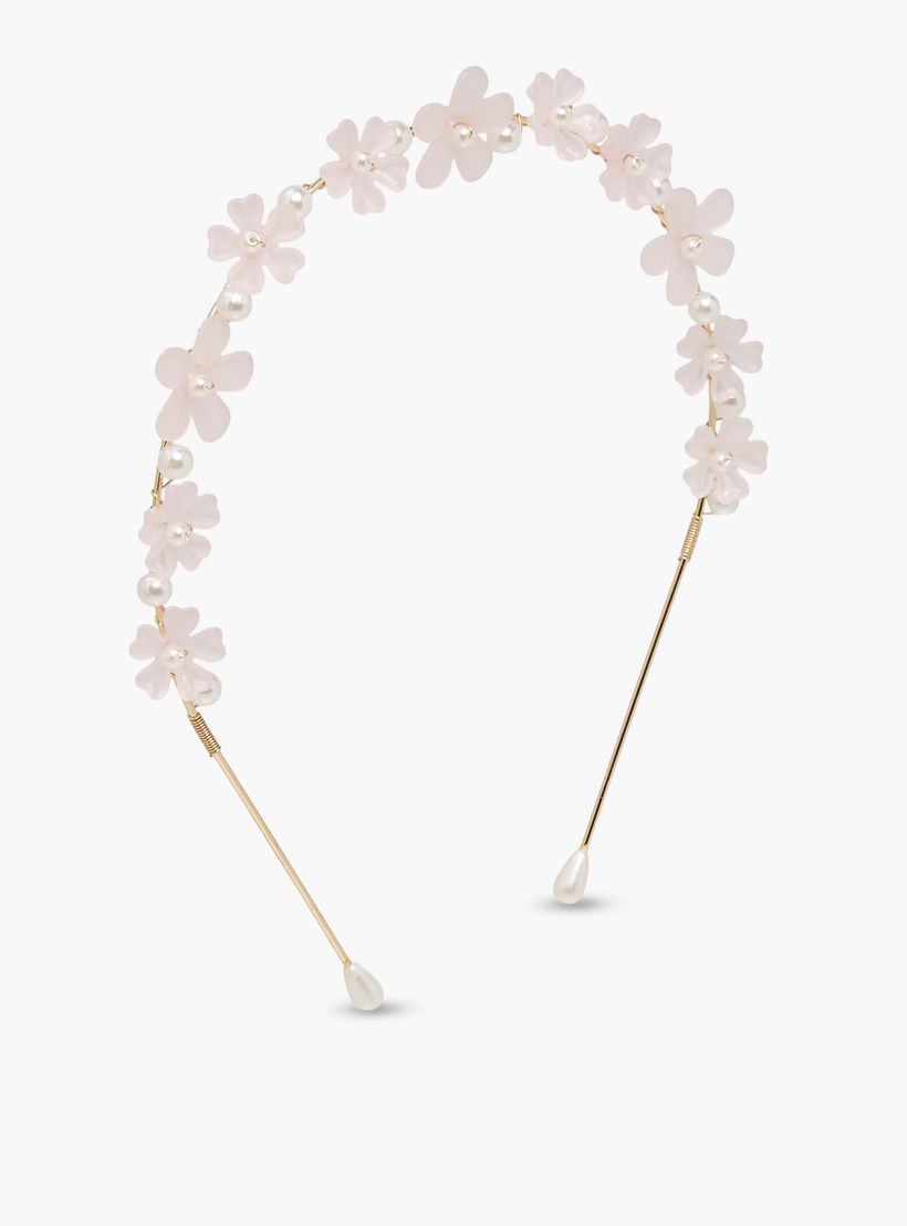 Pack of 3 Flora Bella Hairband and Hair Clip with Floral Embellishment-girls-accessories-hairaccessories-image-2