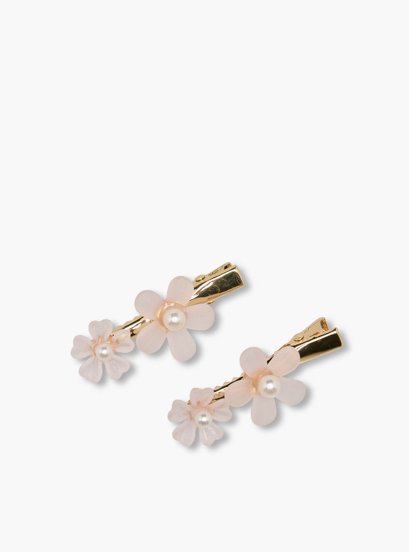 Pack of 3 Flora Bella Hairband and Hair Clip with Floral Embellishment-girls-accessories-hairaccessories-image-5
