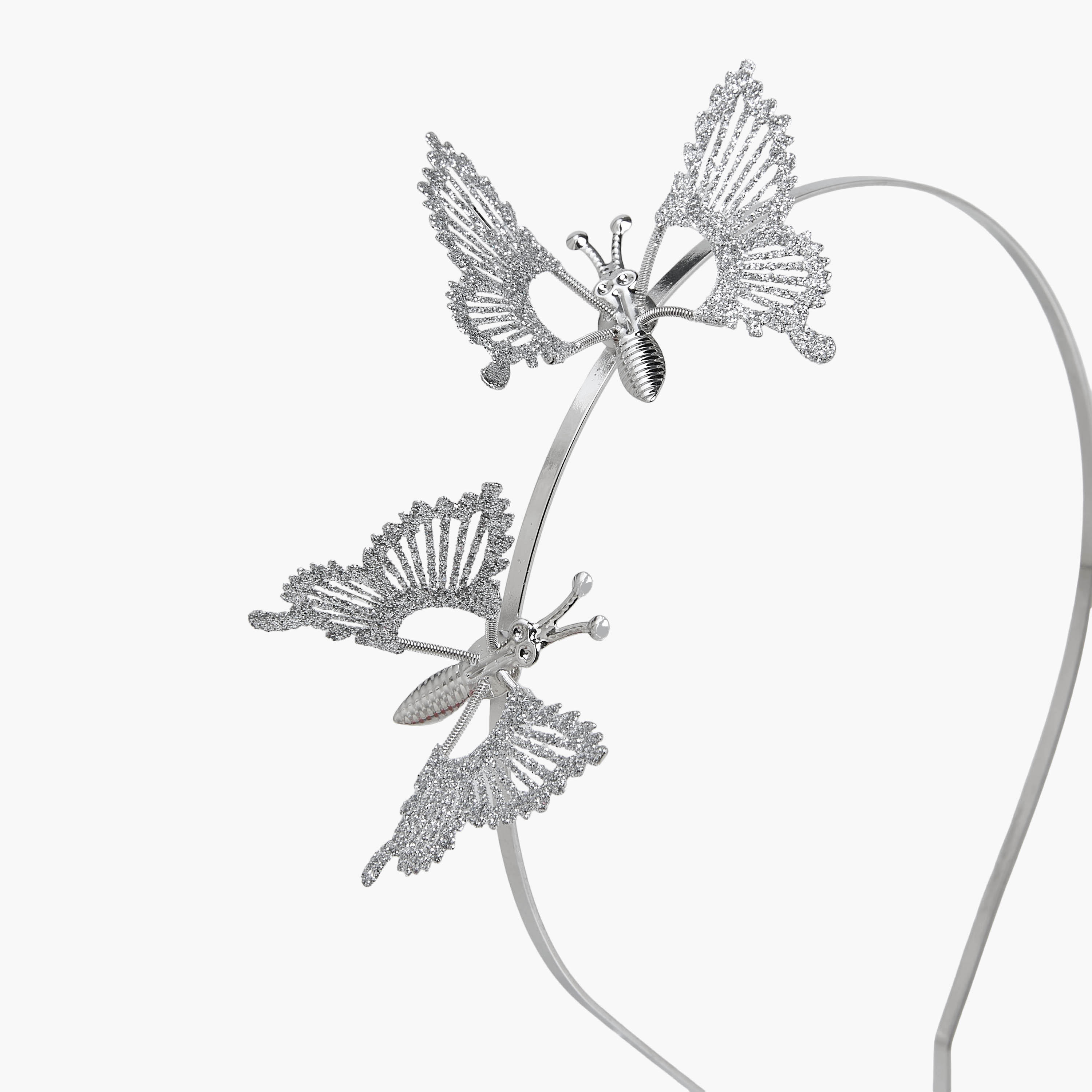 Pack of 3 Flora Bella Hairband and Hair Clip with Butterfly Embellishment-girls-accessories-hairaccessories-image-4