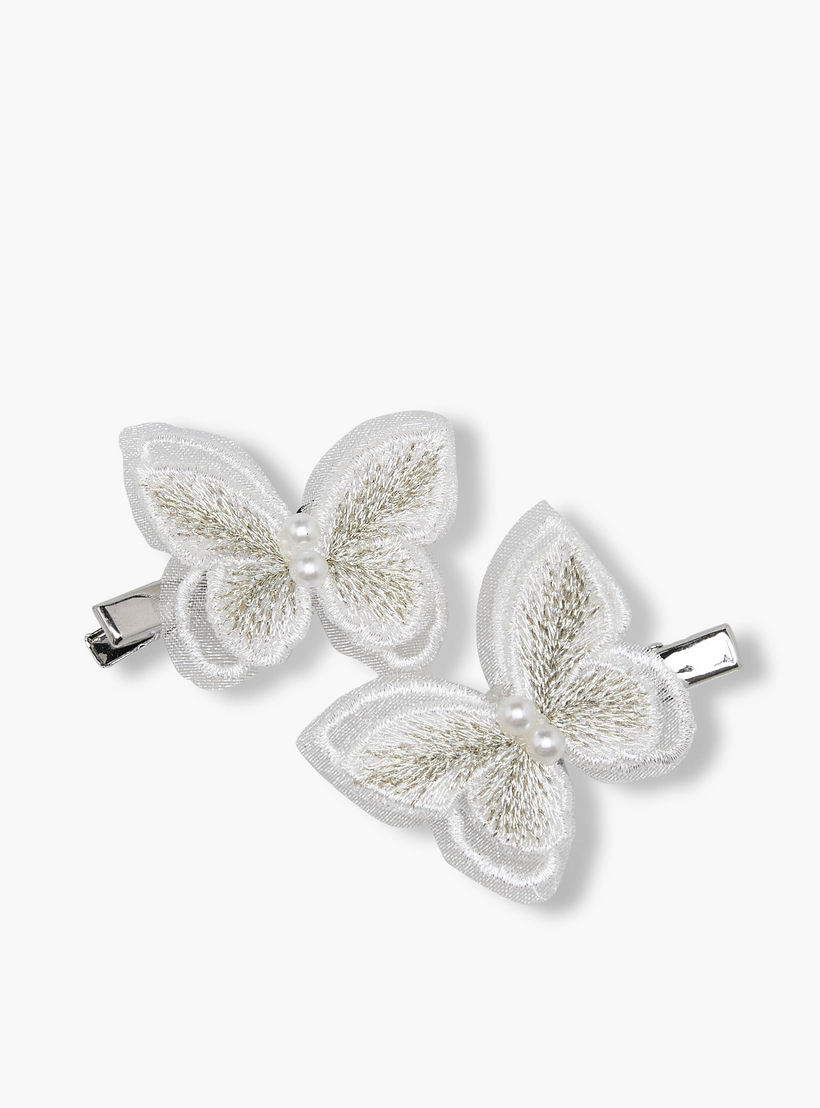 Pack of 3 Flora Bella Hairband and Hair Clip with Butterfly Embellishment-girls-accessories-hairaccessories-image-5