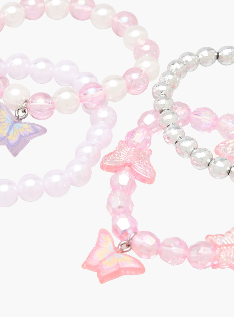 Flora Bella Bracelet with Embellishment - Set of 4-girls-accessories-jewellery-image-10