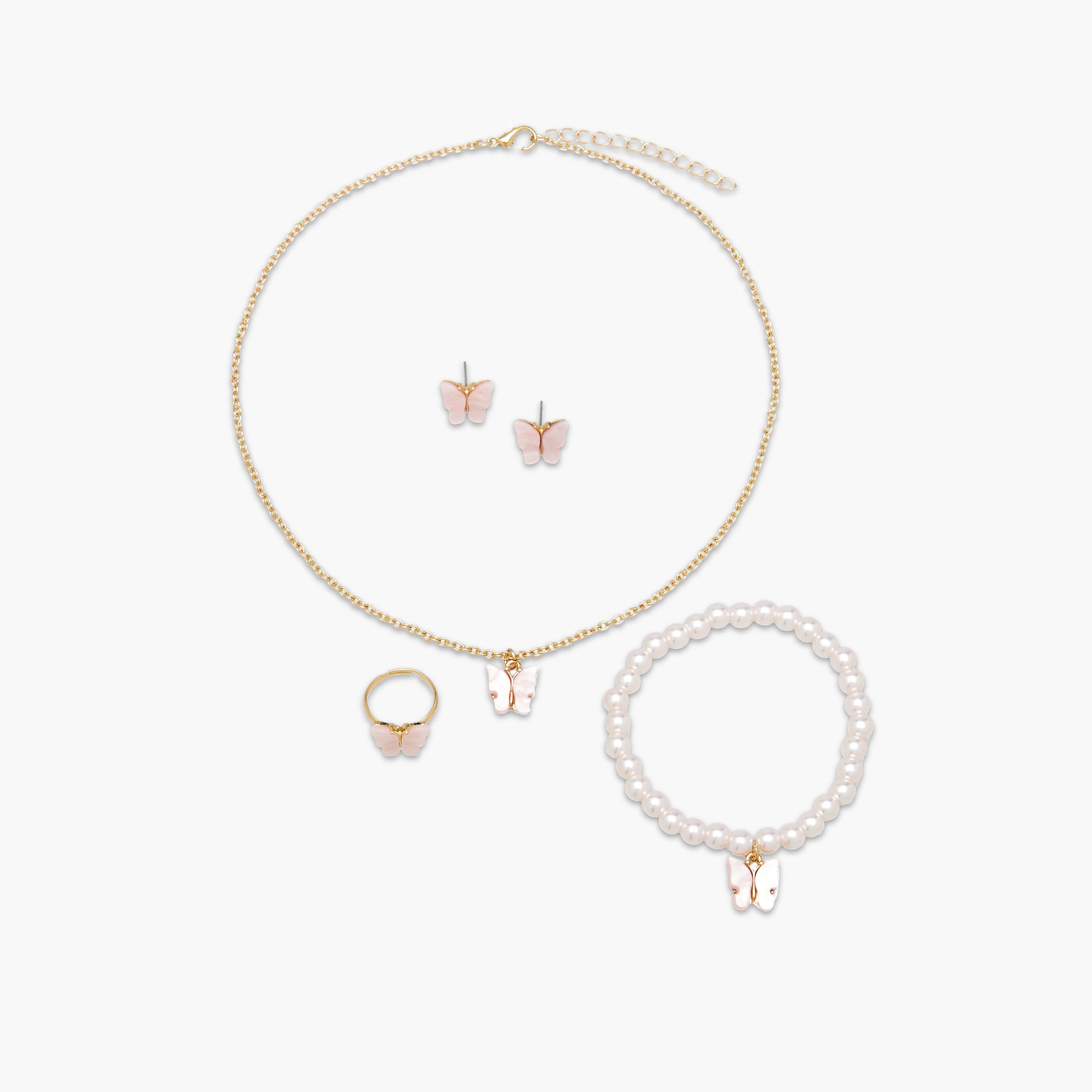 Flora Bella Jewellery Set with Butterfly Charm-girls-accessories-jewellery-image-1