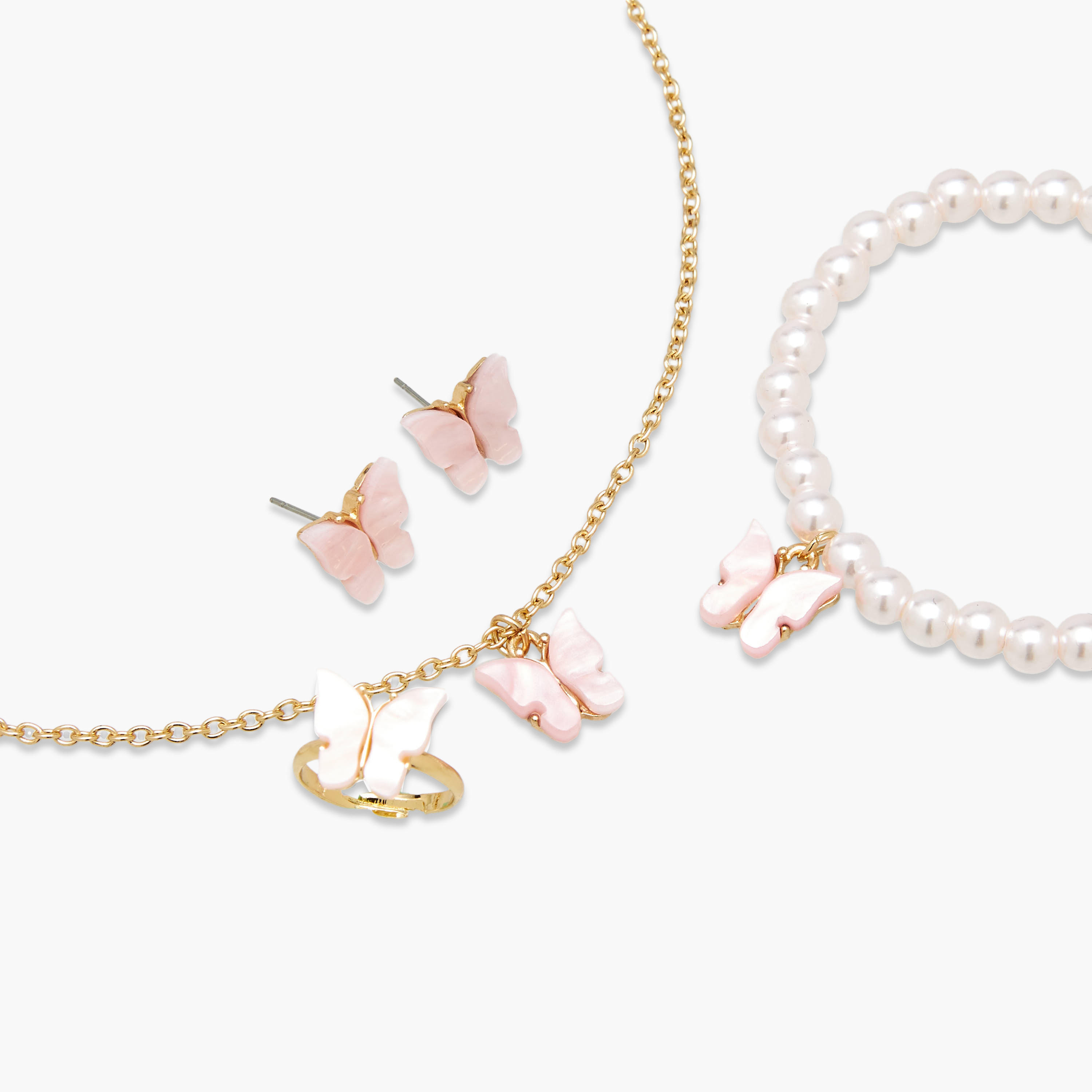 Flora Bella Jewellery Set with Butterfly Charm-girls-accessories-jewellery-image-4