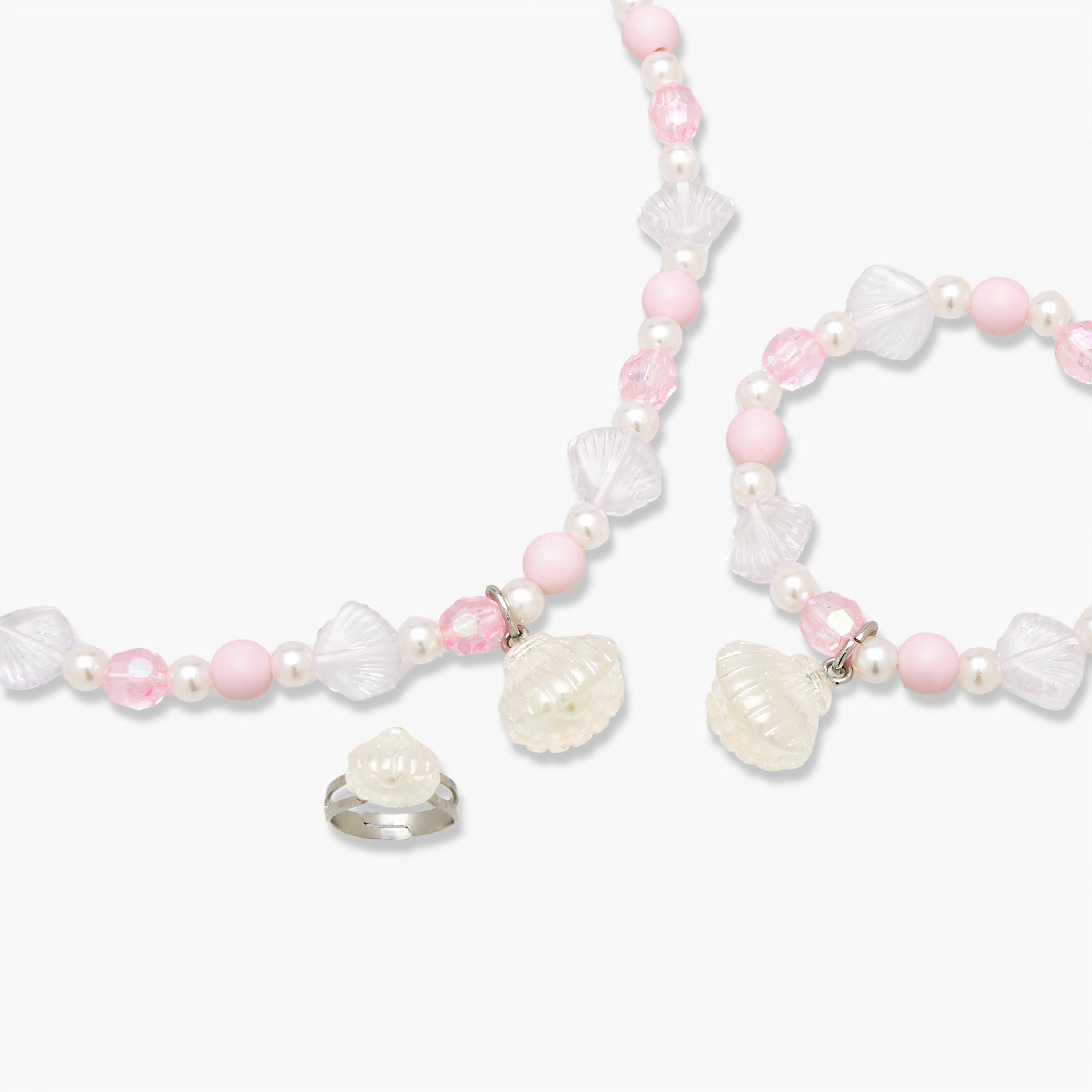 Floral Bella Jewellery Set with Seashell Charm-girls-accessories-jewellery-image-5