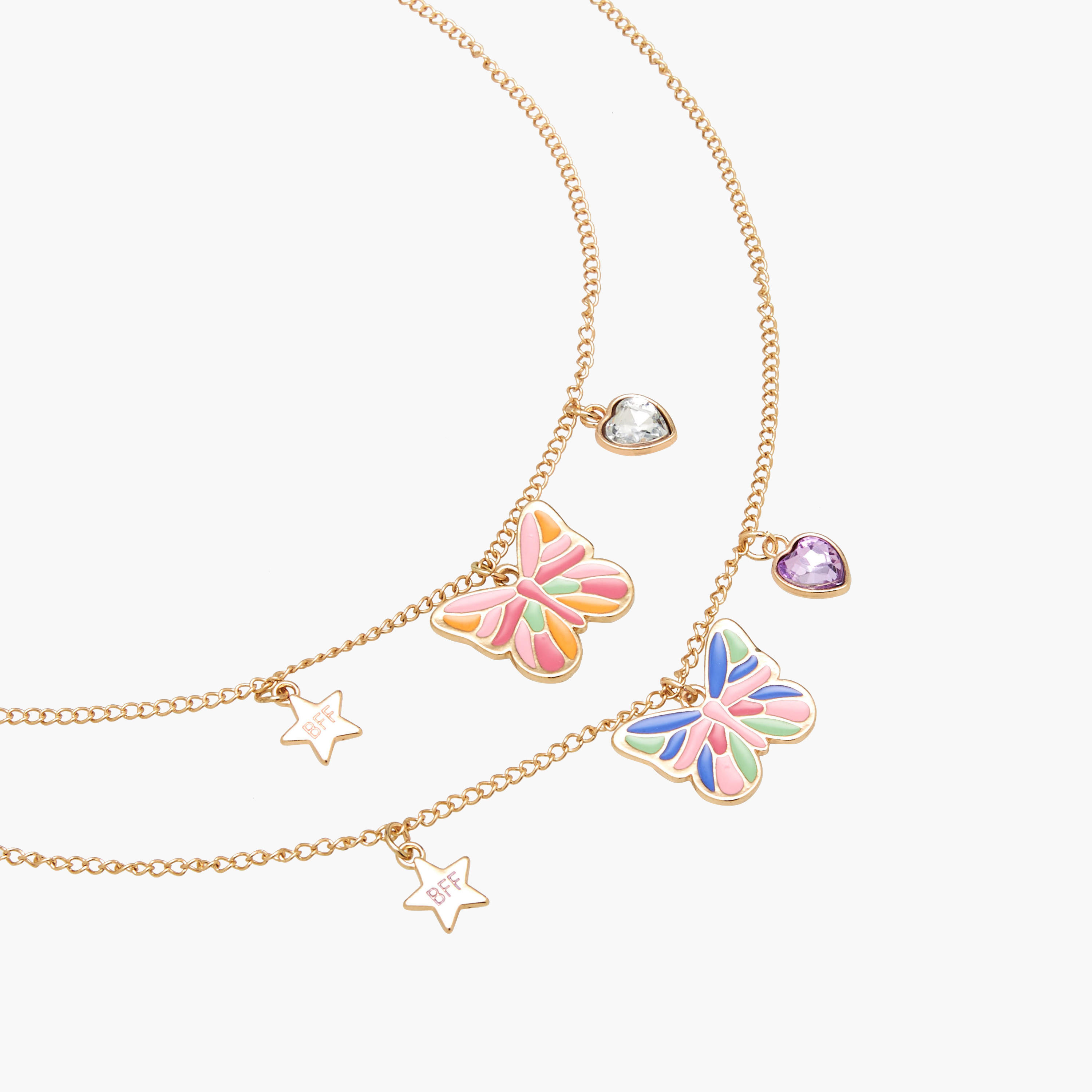 Flora Bella Necklace with Lobster Clasp Closure - Set of 2-girls-accessories-jewellery-image-4