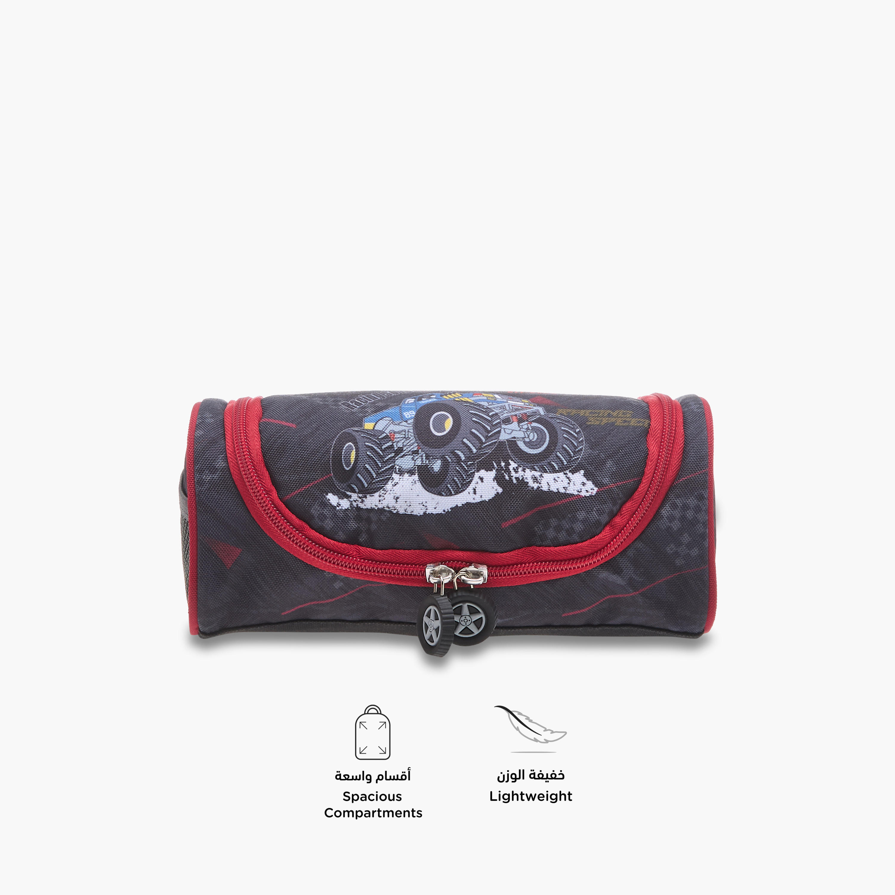 LBL by Shoexpress Graphic Print Pencil Pouch with Zip Closure-school-stationery-pencilcases-image-2