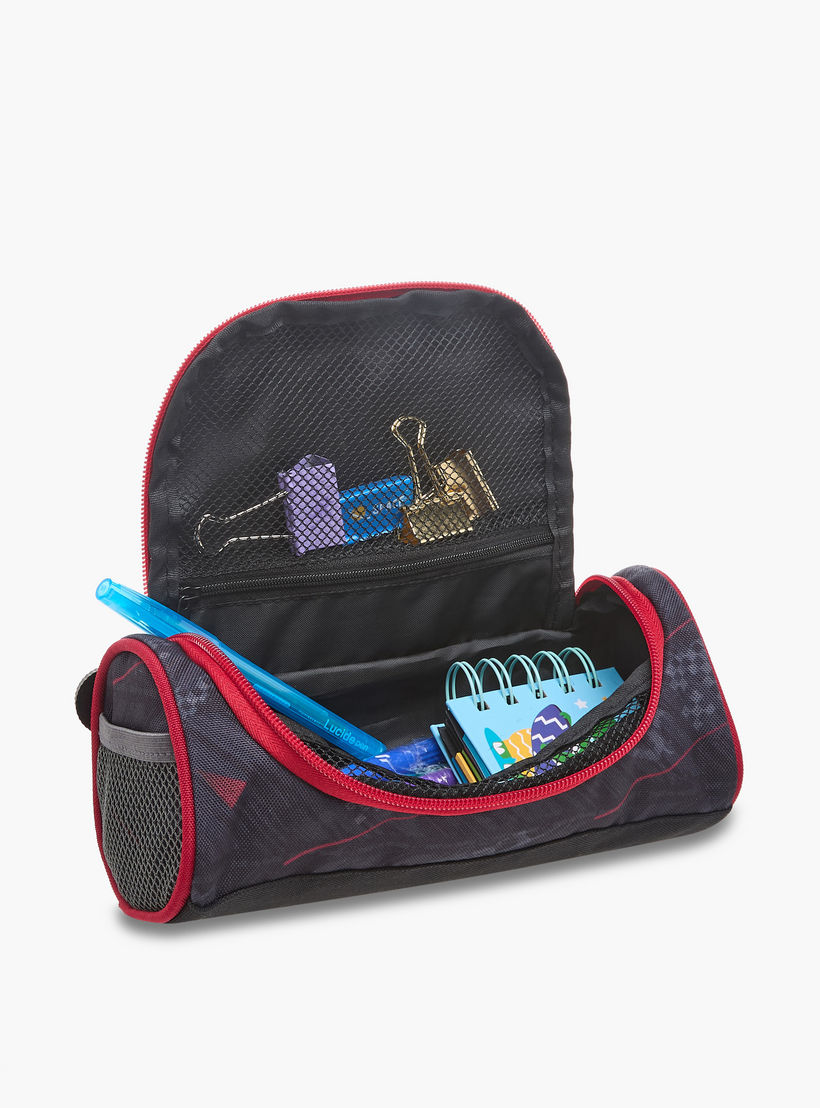 LBL by Shoexpress Graphic Print Pencil Pouch with Zip Closure-school-stationery-pencilcases-image-5