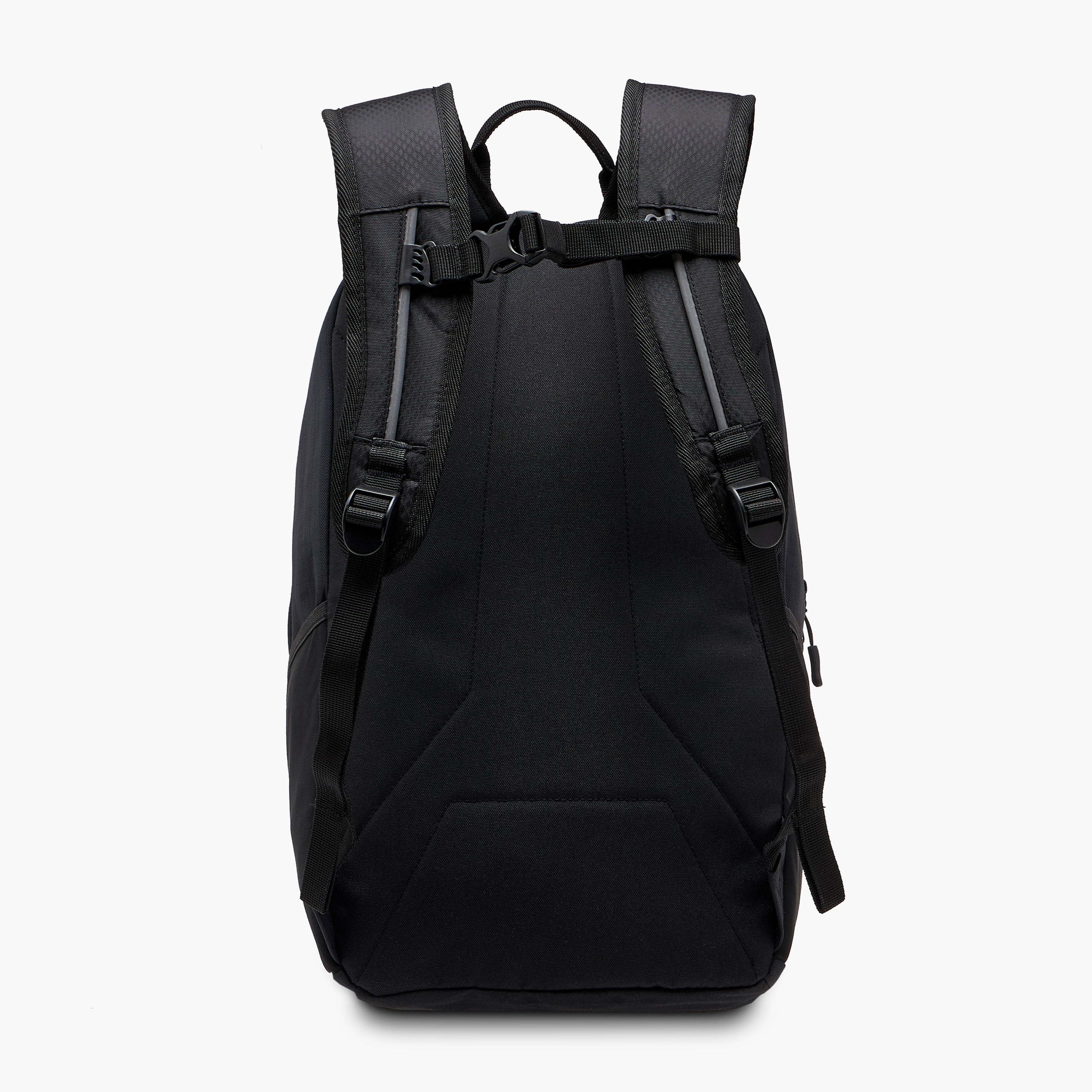 Kappa Logo Print Backpack with Adjustable Straps and Zip Closure - 16x27x46 cm-men-bags-image-5
