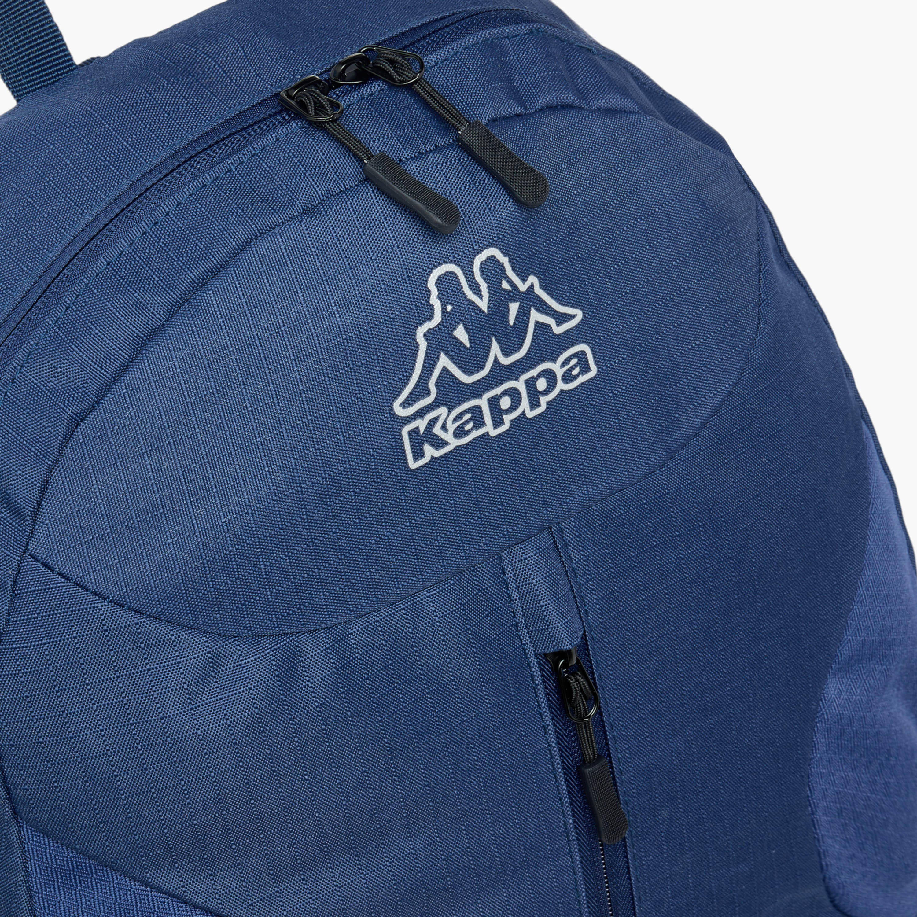 شنطة ظهر بأحزمة قابلة للتعديل وسحاب إغلاق وطبعات الشعار من كابا - 16x27x46 سم-men-bags-image-5