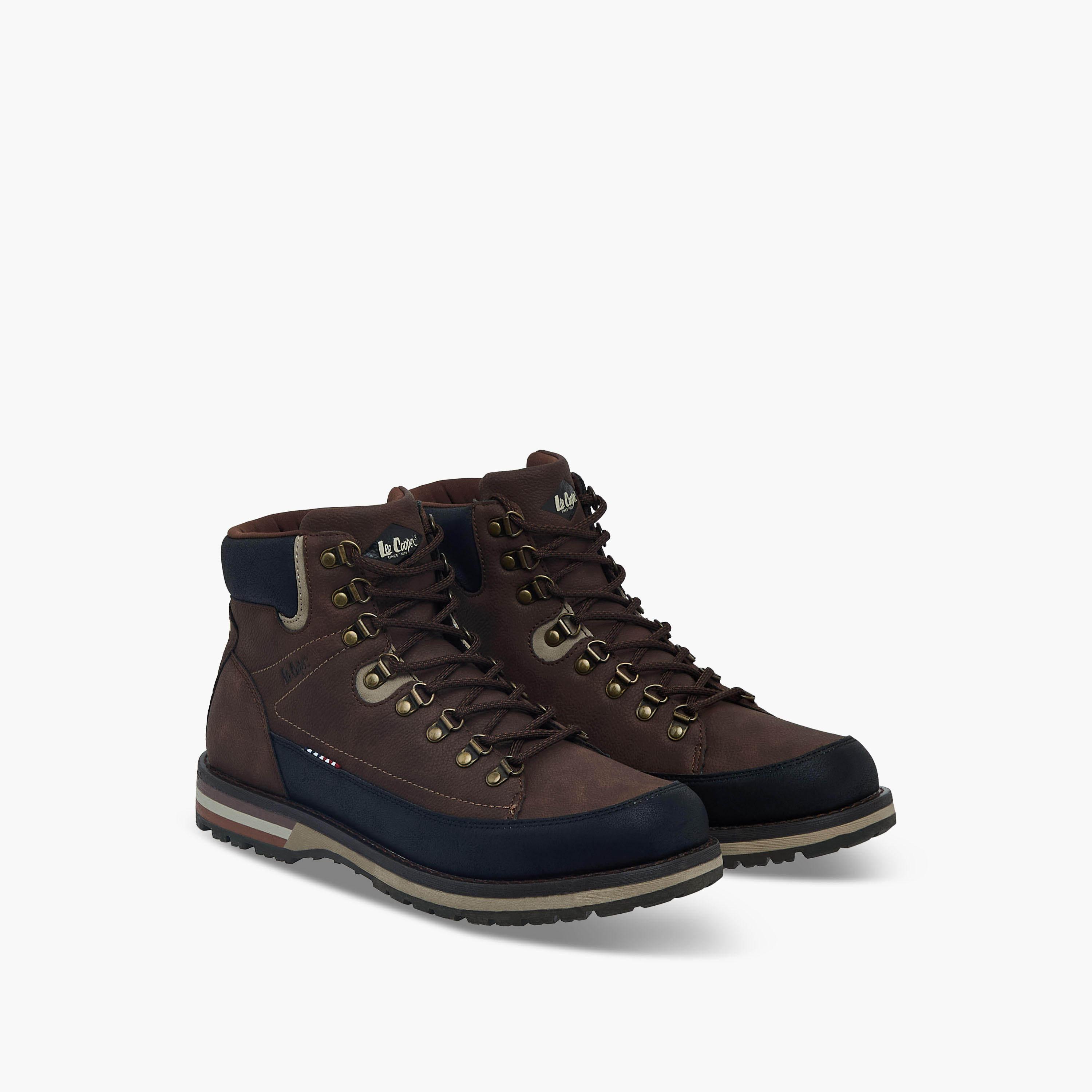 بوت طول الكاحل برباط إغلاق للرجال من لي كوبر-men-shoes-boots-image-1