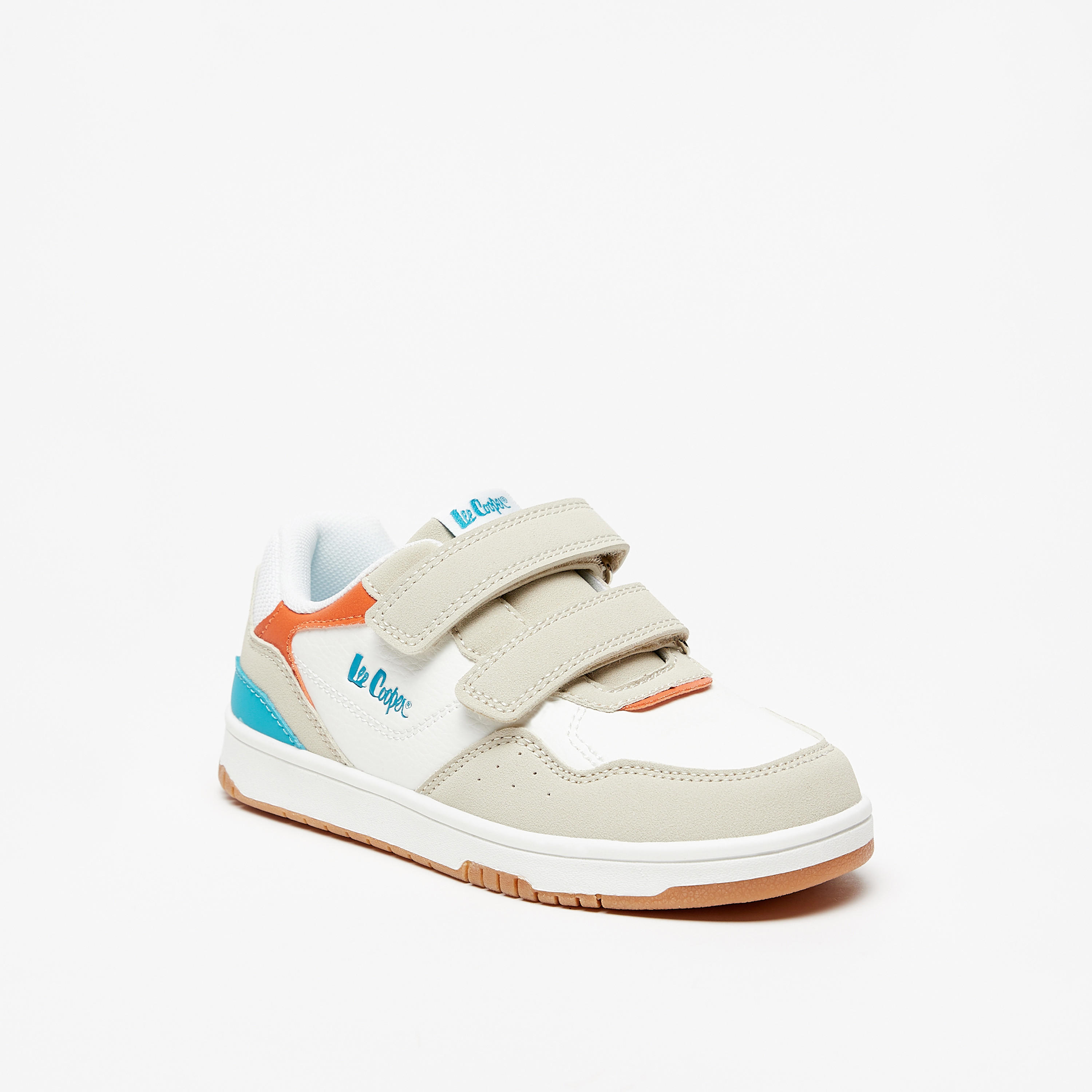 حذاء سنيكرز بقوالب ملونة وشريط إغلاق للأولاد من لي كوبر-boys-shoes-schoolshoes-image-1