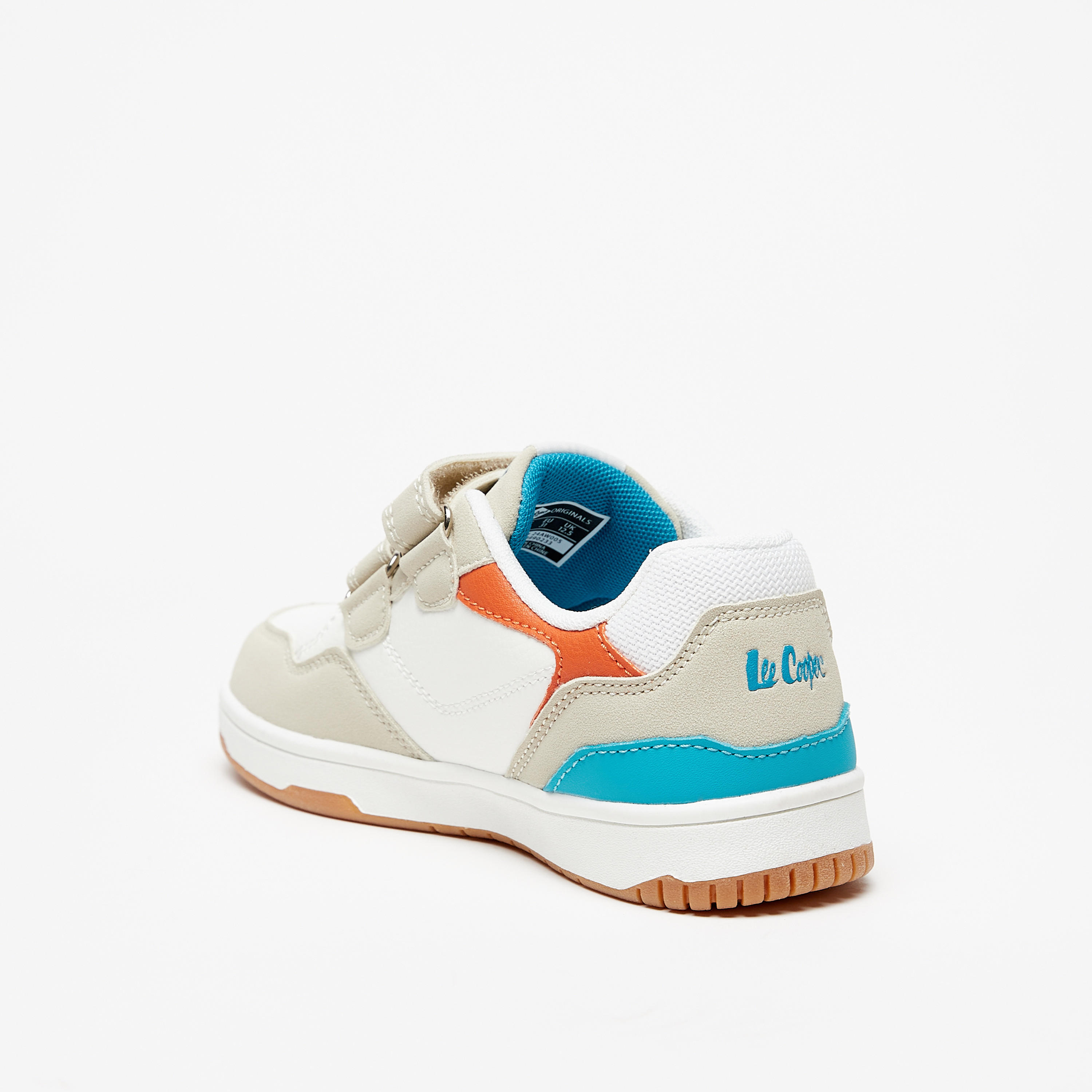 حذاء سنيكرز بقوالب ملونة وشريط إغلاق للأولاد من لي كوبر-boys-shoes-schoolshoes-image-2
