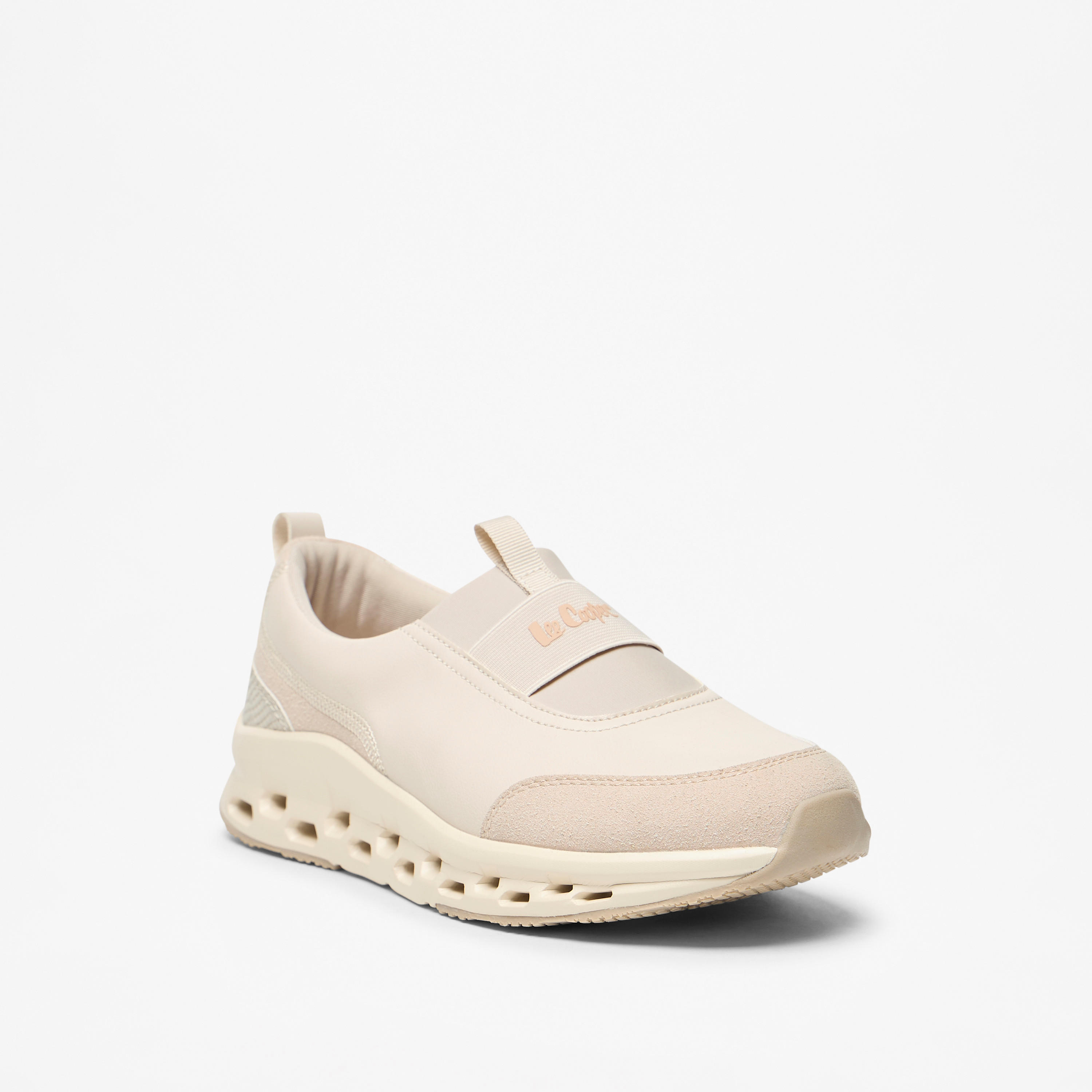 حذاء سنيكرز بلون واحد سهل الارتداء بكاحل منخفض للنساء من لي كوبر-women-shoes-sneakers-image-6