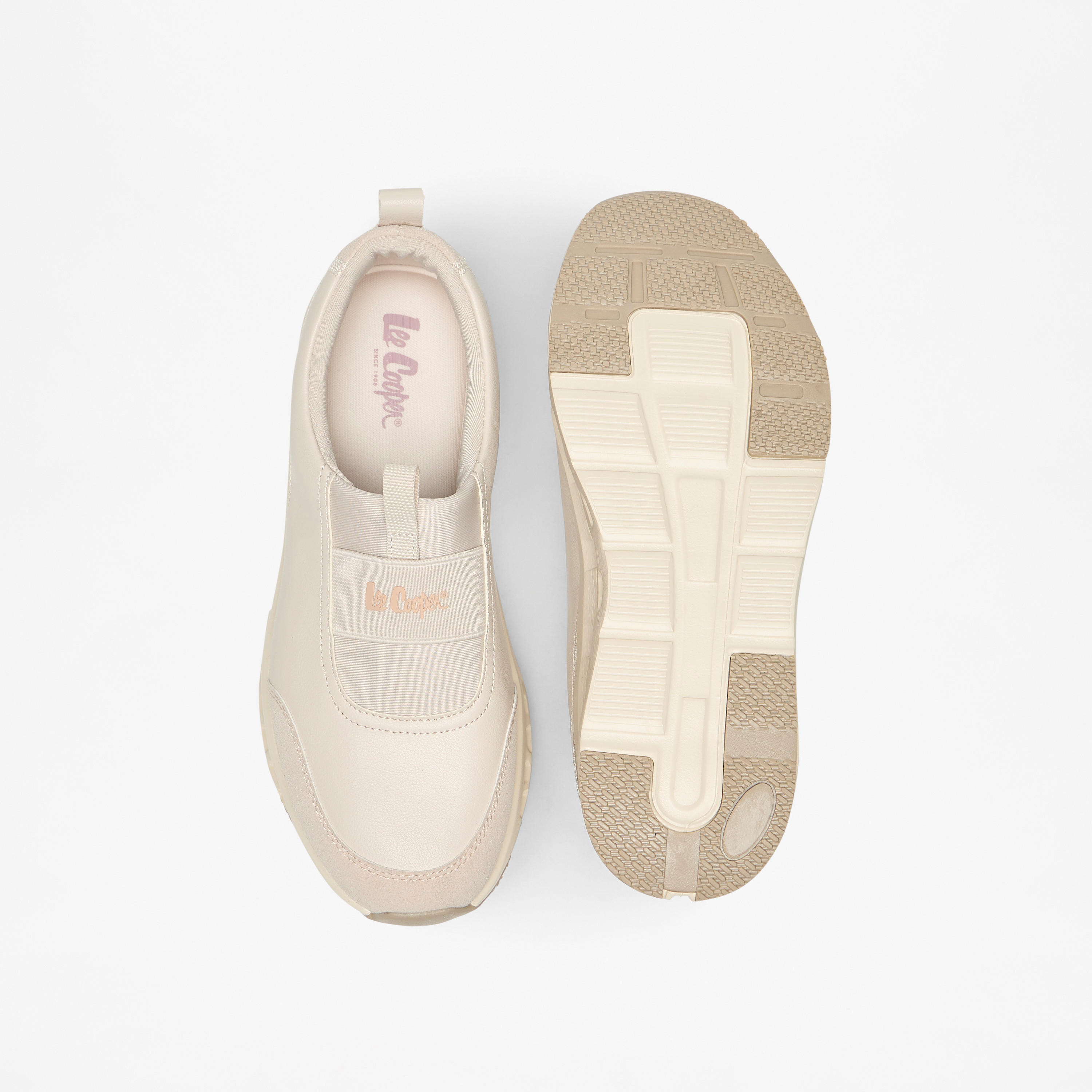 حذاء سنيكرز بلون واحد سهل الارتداء بكاحل منخفض للنساء من لي كوبر-women-shoes-sneakers-image-9