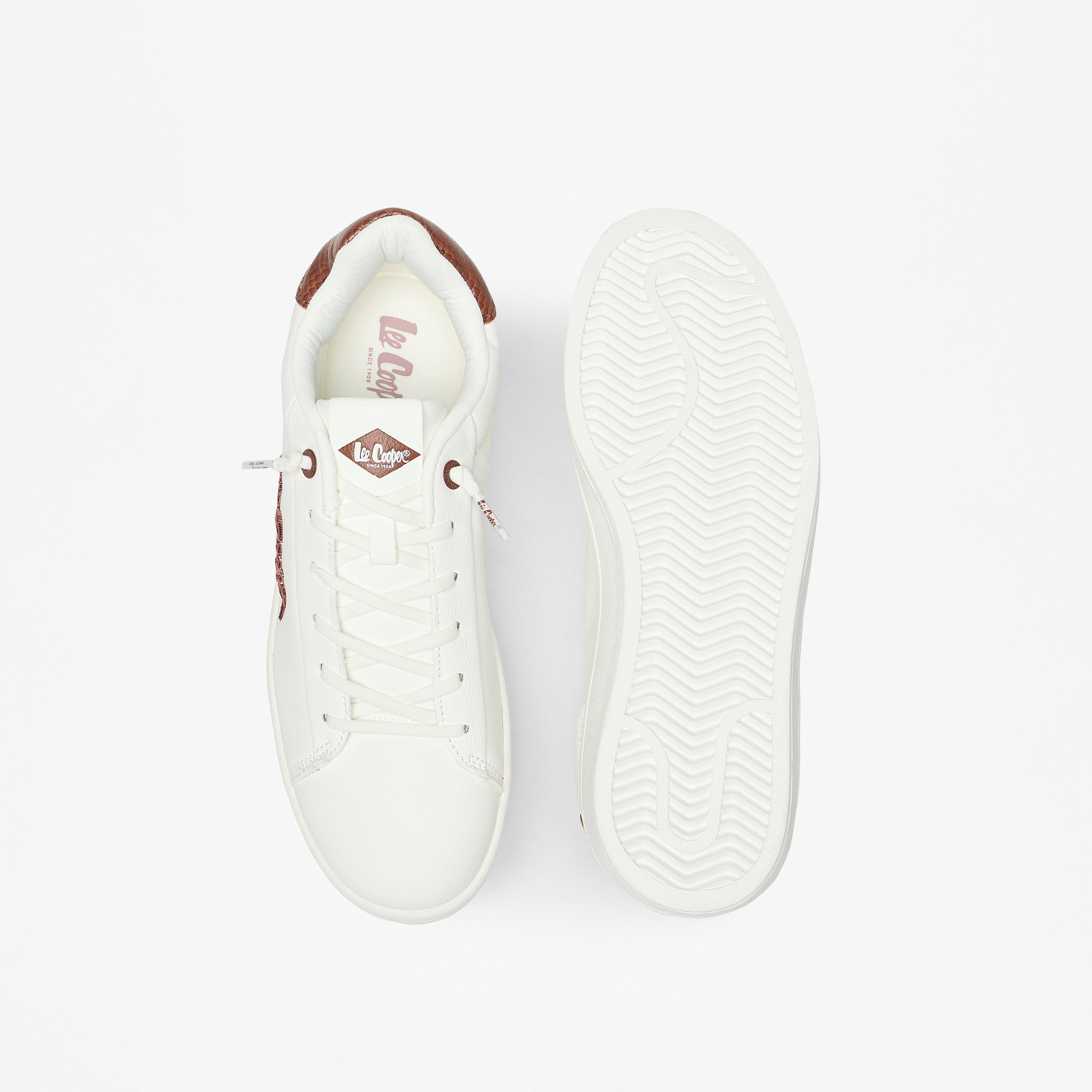 Lee Cooper Women's Logo Embroidered Lace-Up Low Ankle Sneakers-women-shoes-sneakers-image-9