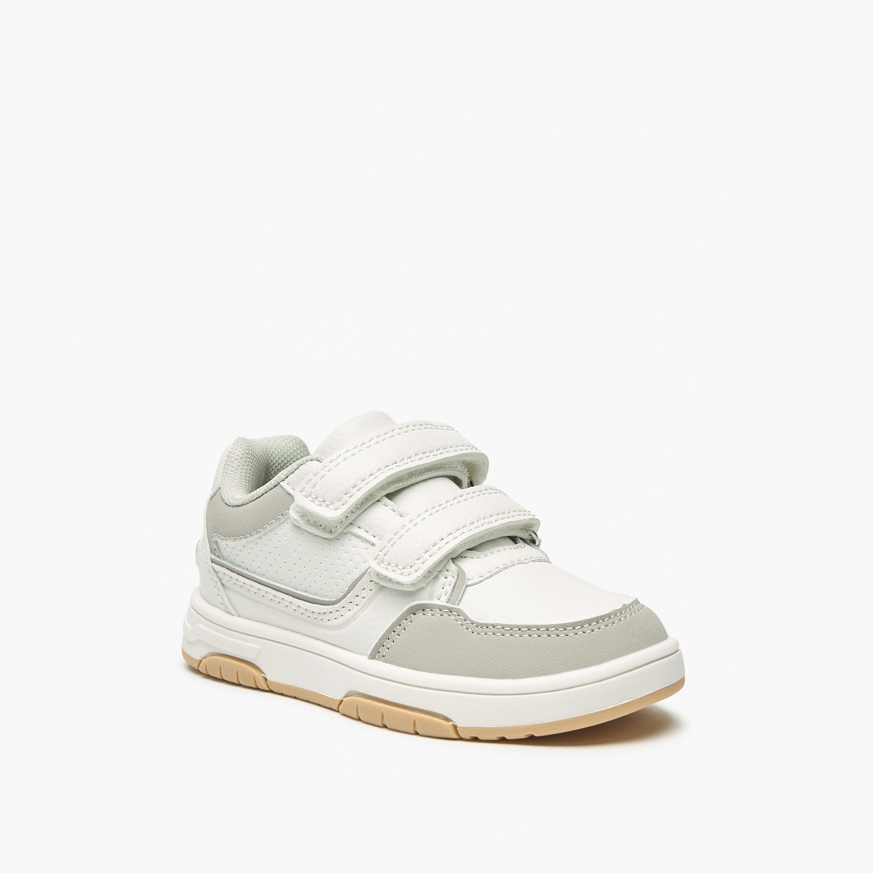 حذاء سنيكرز بشريط إغلاق لاصق وقوالب ملونة من جونيورز-boys-shoes-sneakers-image-1