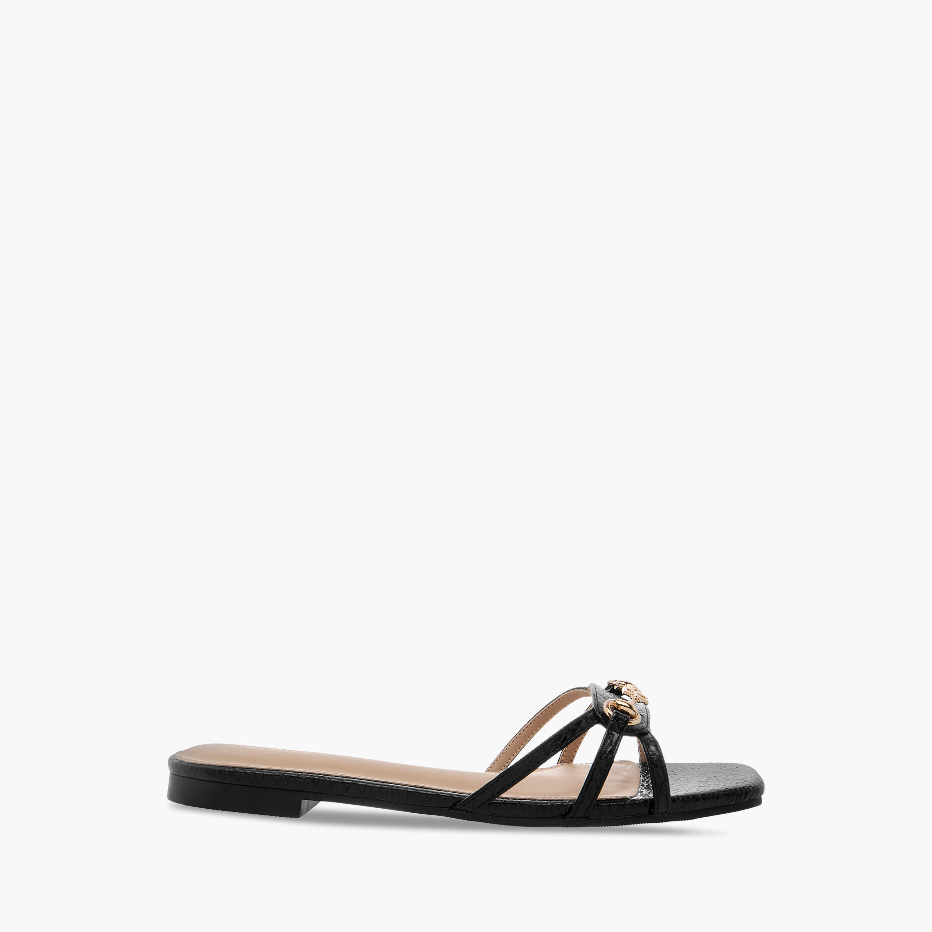 صندل مسطّح سهل الارتداء بزينة معدنية من فلورا بيلا-women-shoes-flats-sandals-image-3