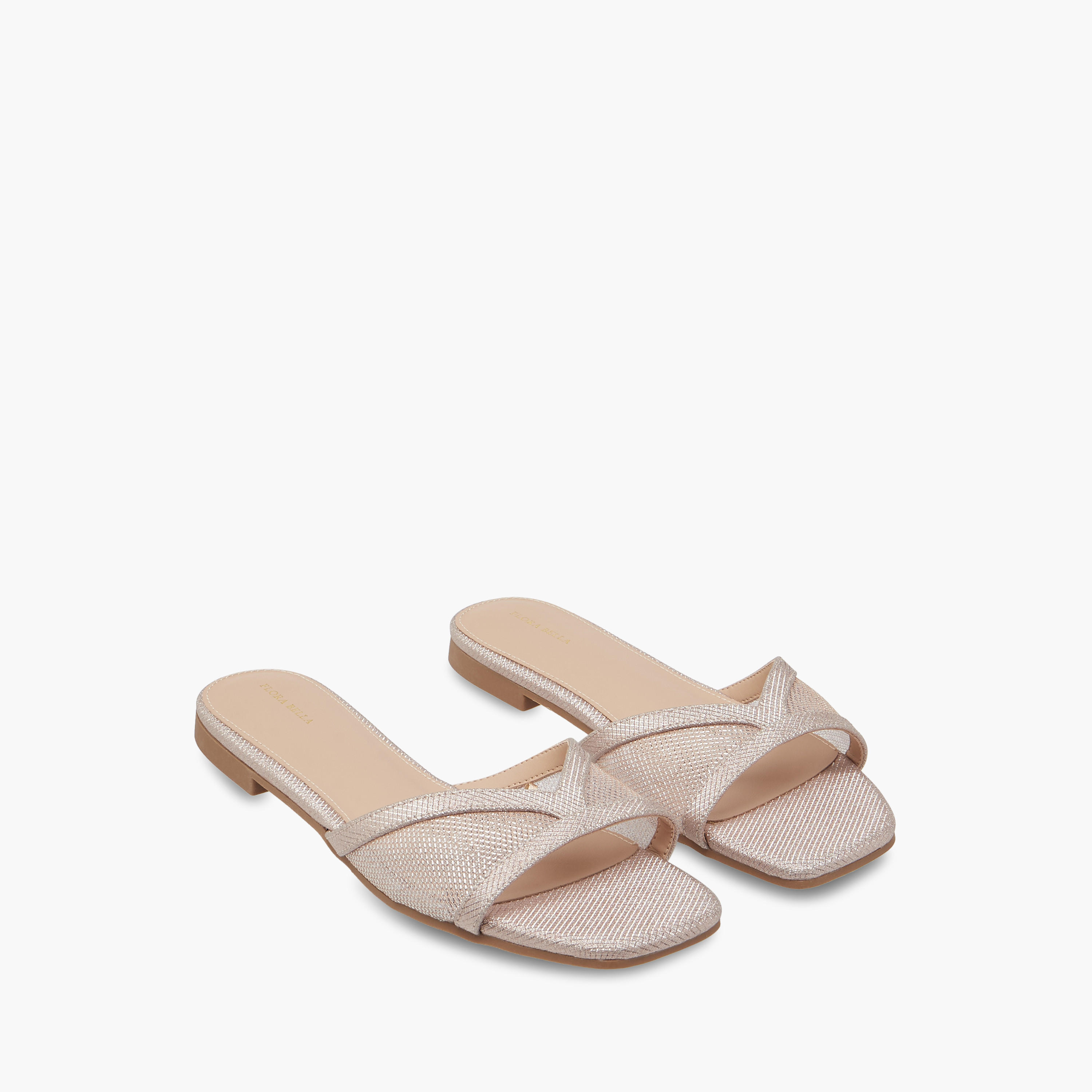 Flora Bella Textured Slip-On Sandals-women-shoes-flats-sandals-image-1