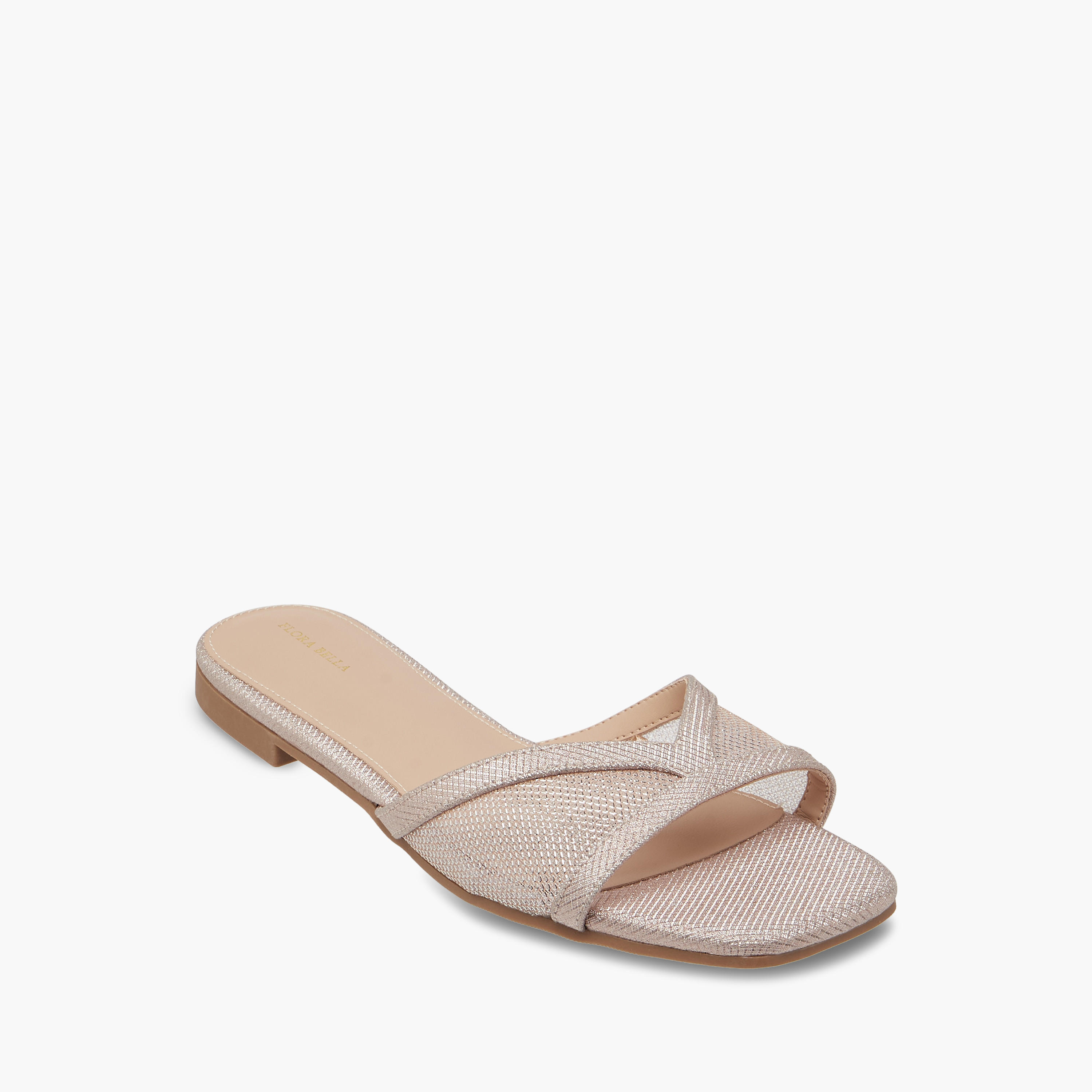 Flora Bella Textured Slip-On Sandals-women-shoes-flats-sandals-image-2