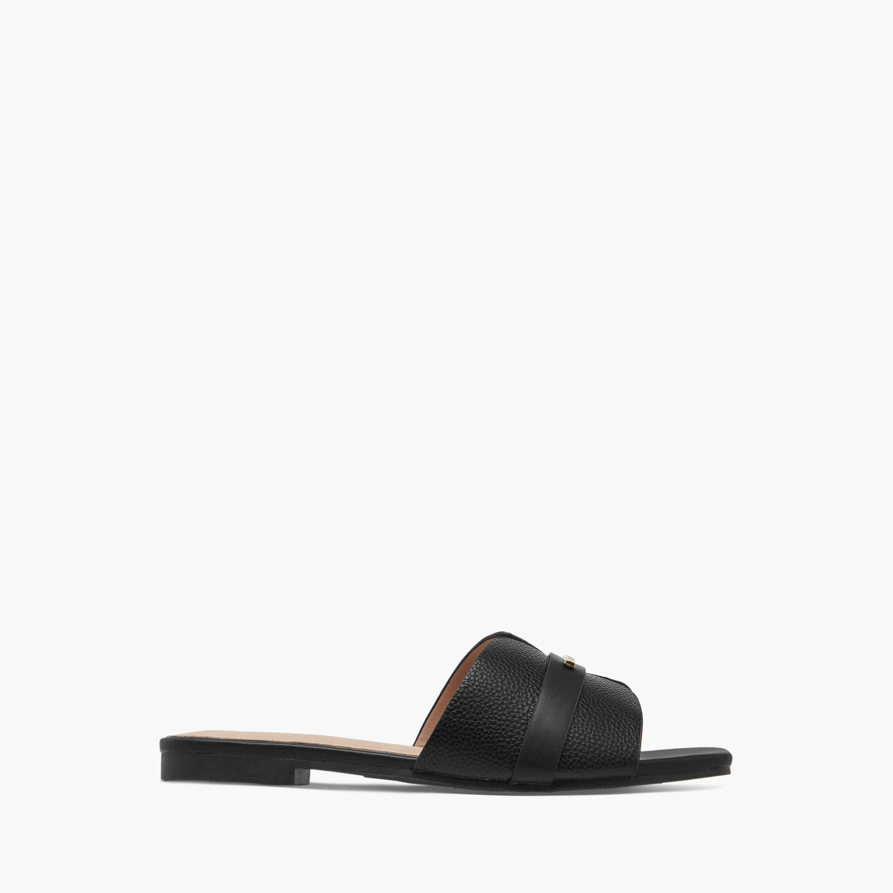 Flora Bella Monogram Print Slip-On Sandals-women-shoes-flats-sandals-image-3