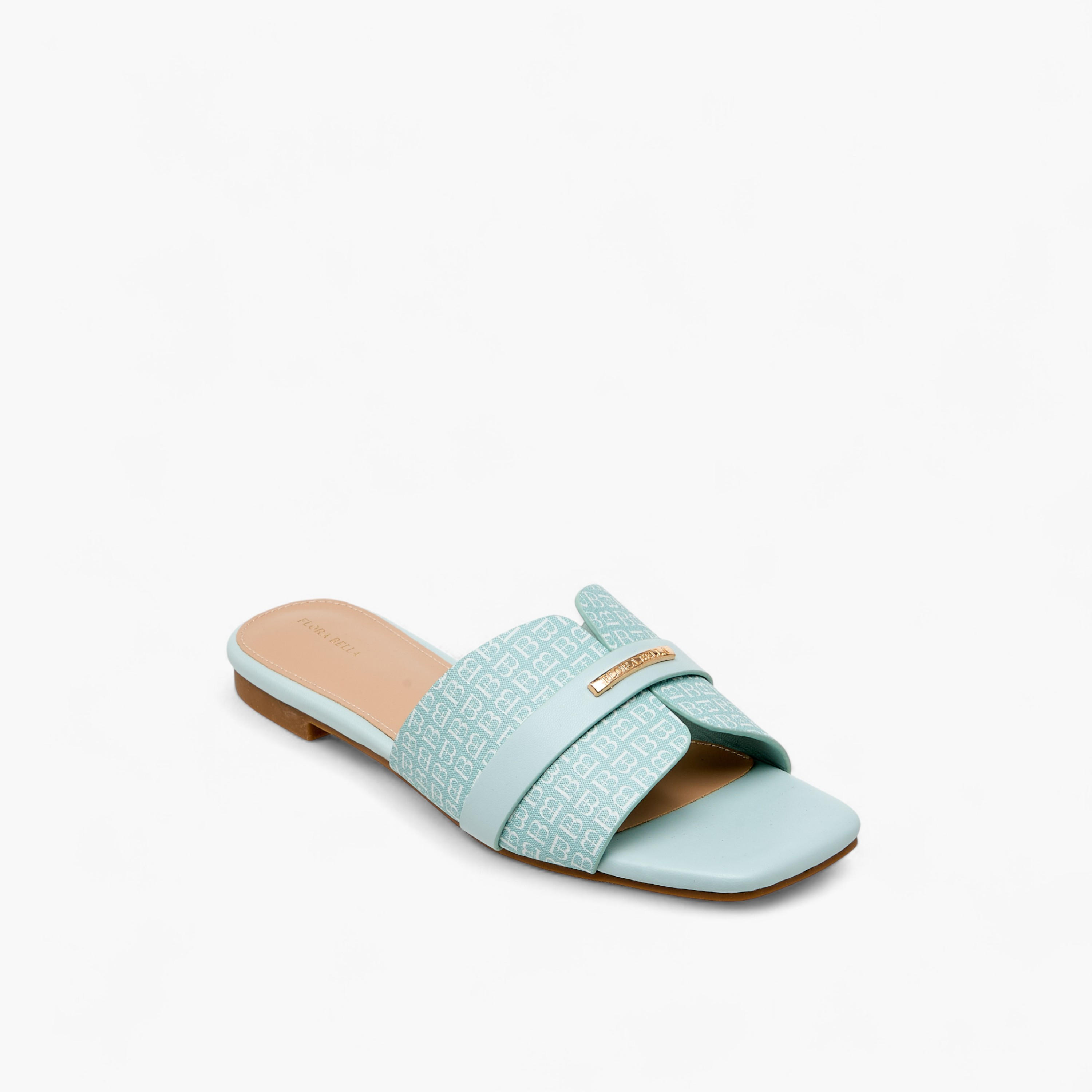 Flora Bella Women Monogram Print Sandals-women-shoes-flats-sandals-image-2