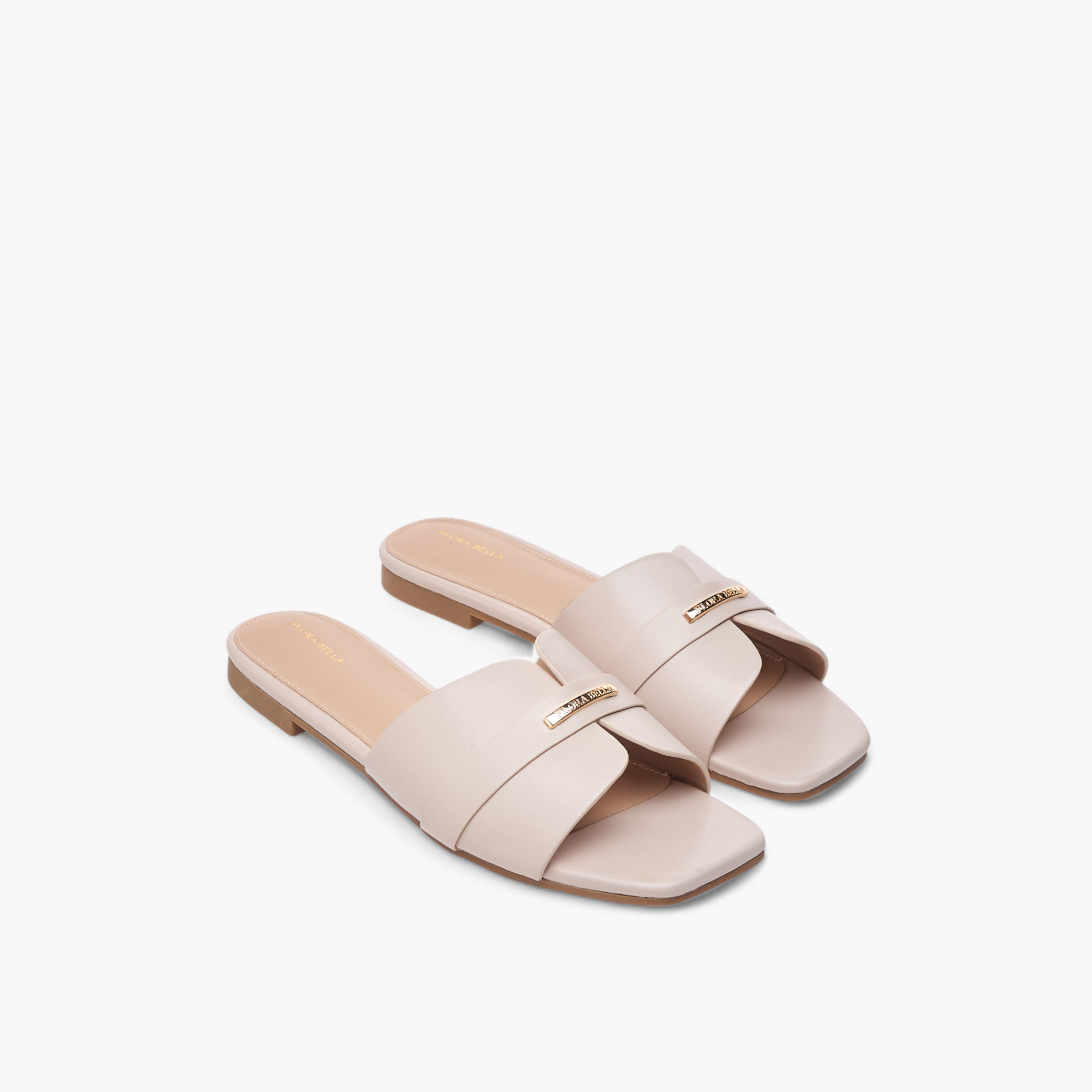 Flora Bella Metal Accent Slip-On Flat Sandals-women-shoes-flats-sandals-image-1