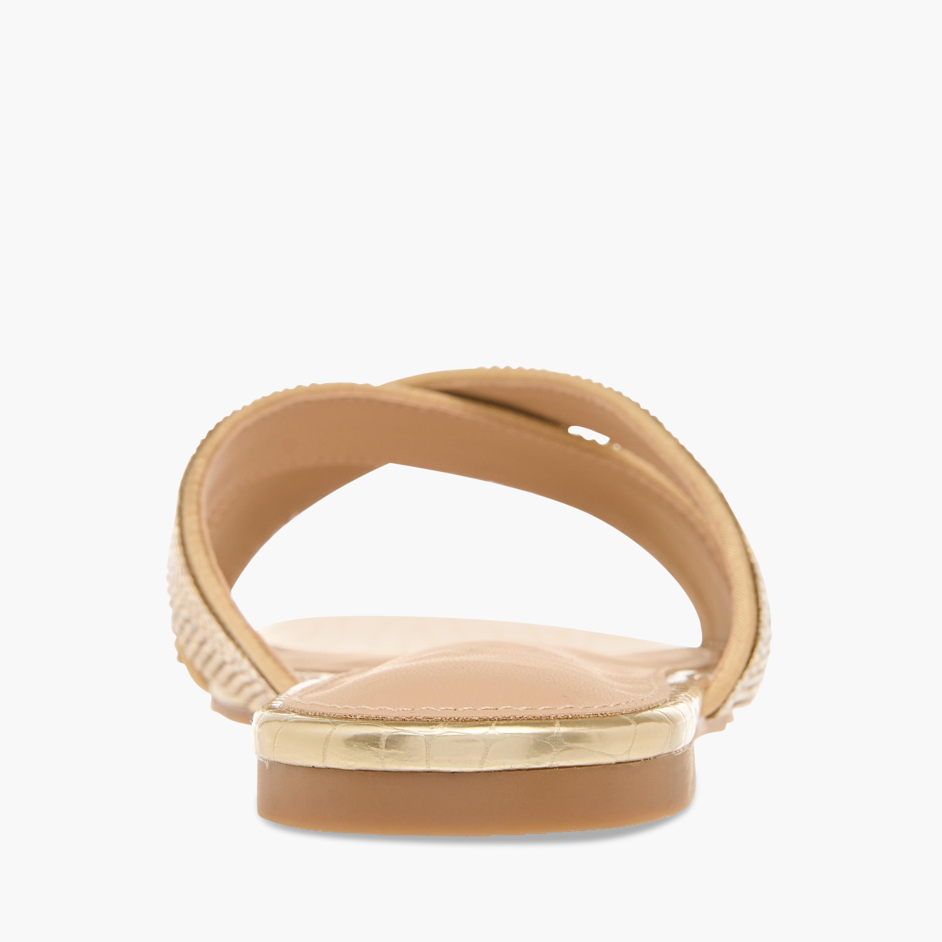 صندل مسطّح مزيّن سهل الارتداء بحزام متقاطع من فلورا بيلا-women-shoes-flats-sandals-image-5