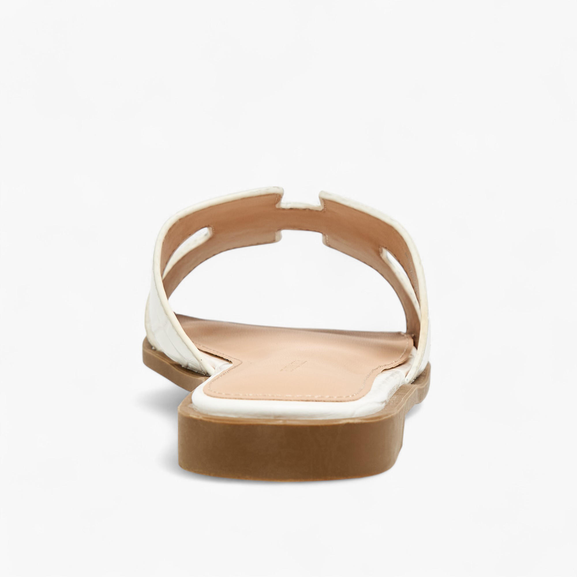 Flora Bella Textured Slip-On Flat Sandals with Cut-Out Deatil-women-shoes-flats-sandals-image-5
