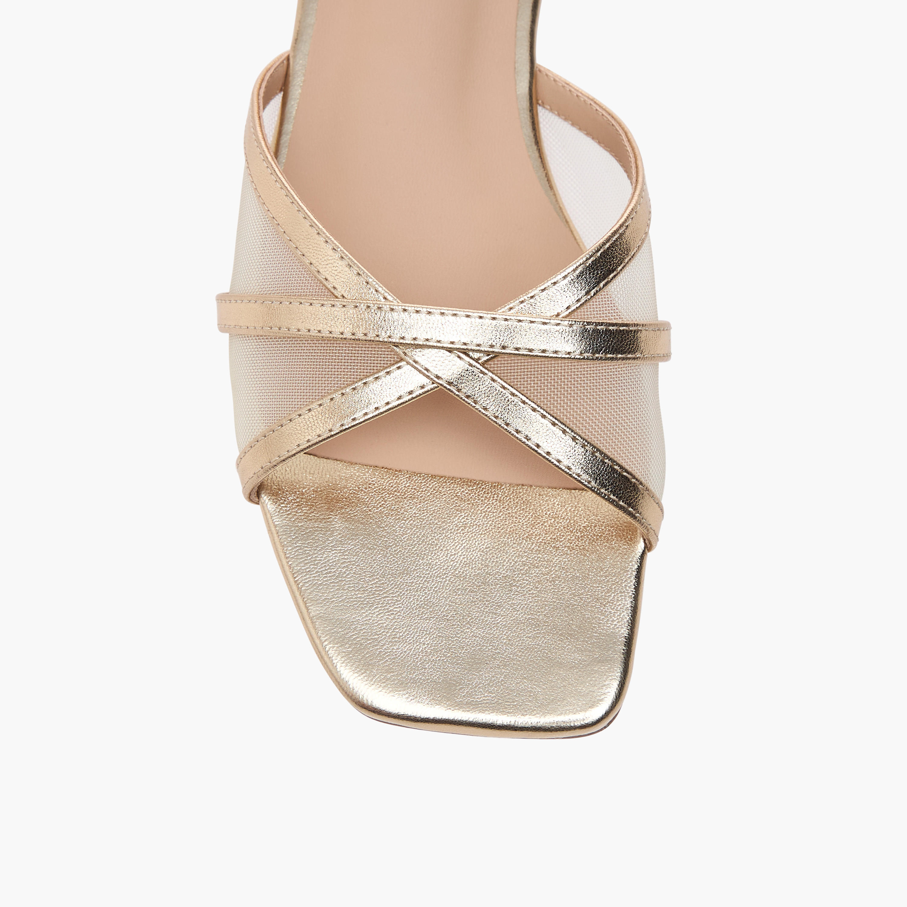 Flora Bella Mesh Detail Slip-On Cross Strap Sandals-women-shoes-flats-sandals-image-4