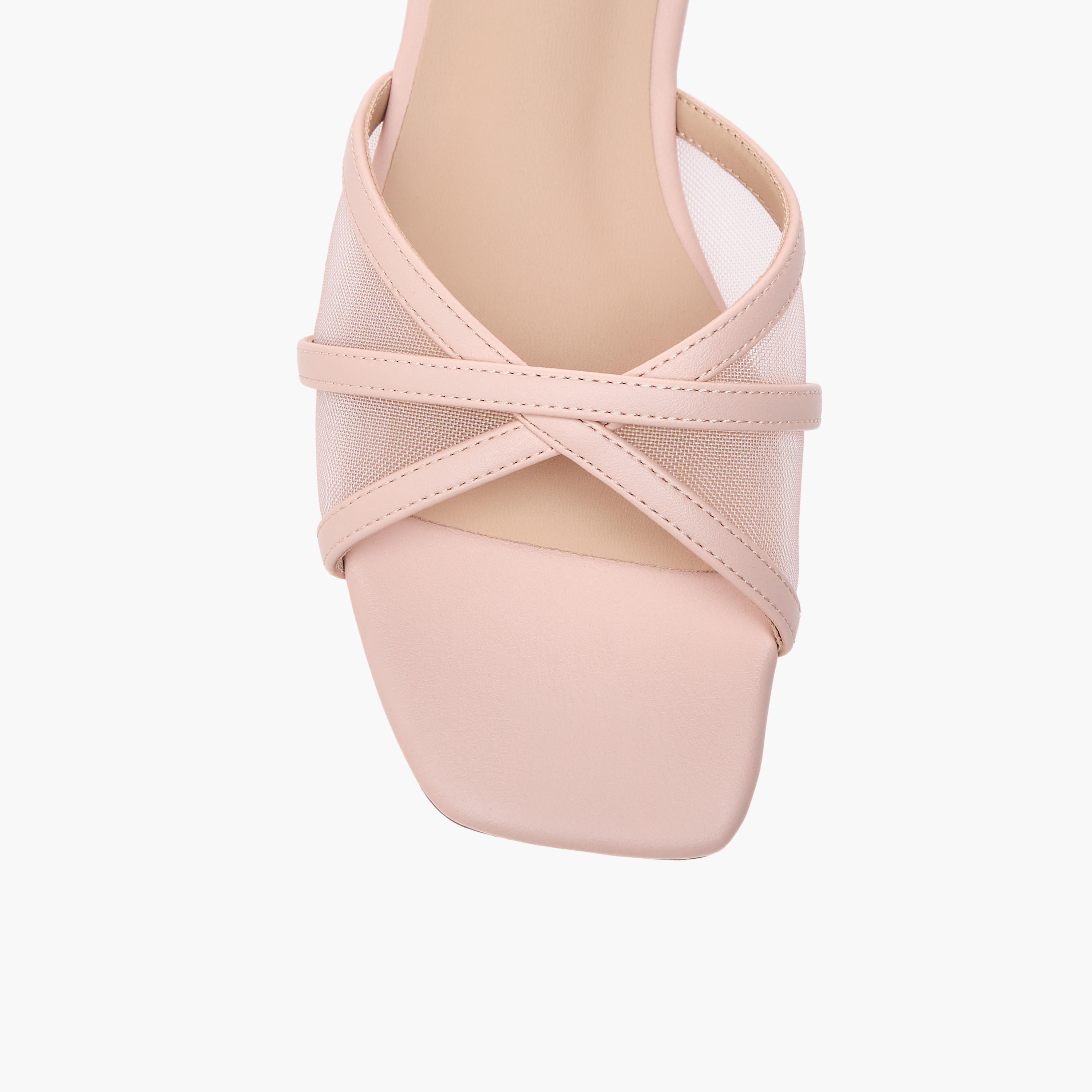 Flora Bella Mesh Detail Slip-On Cross Strap Sandals-women-shoes-flats-sandals-image-4