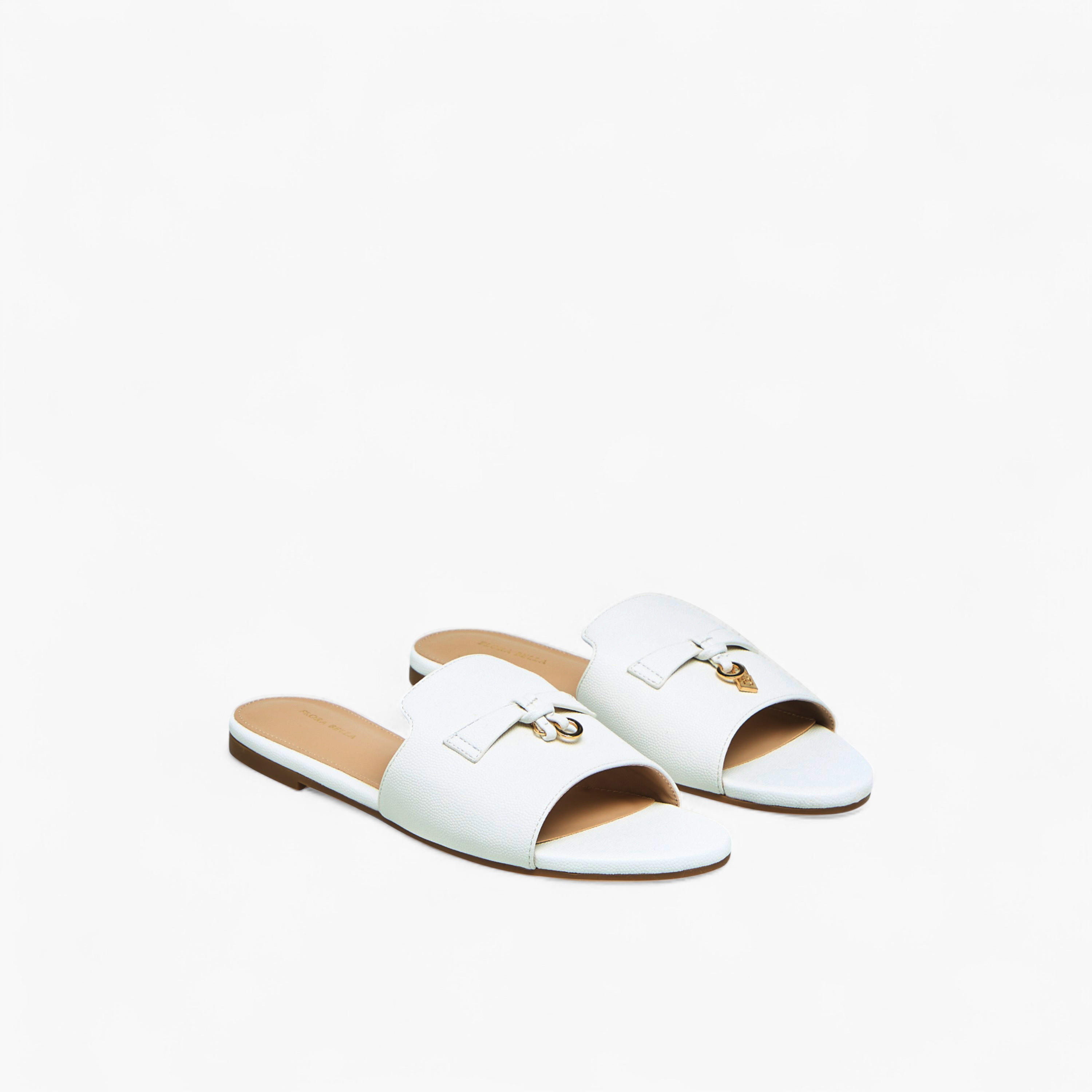 Flora Bella Lock Accent Slip-On Sandals-women-shoes-flats-sandals-image-1
