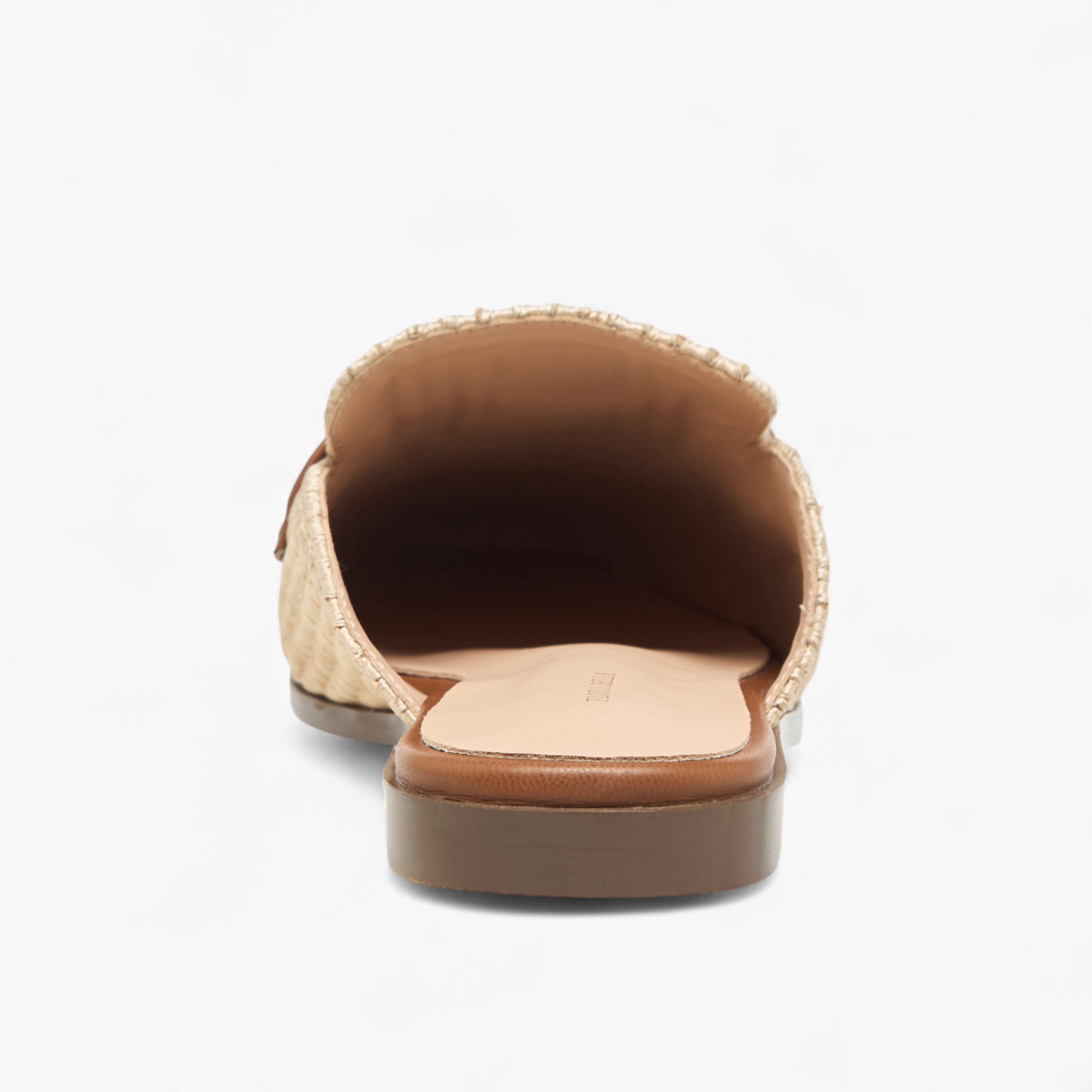Flora Bella Textured Slip-On Mules with Metal Accent-women-shoes-flats-mules-image-5