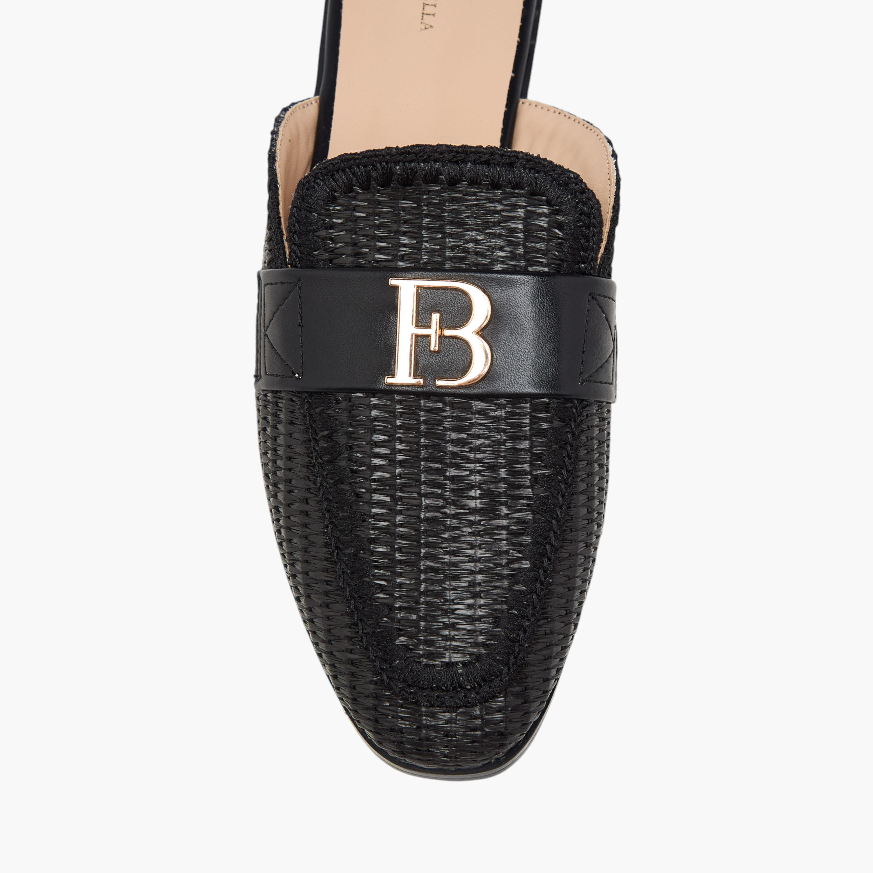 Flora Bella Textured Slip-On Mules with Metal Accent-women-shoes-flats-mules-image-4