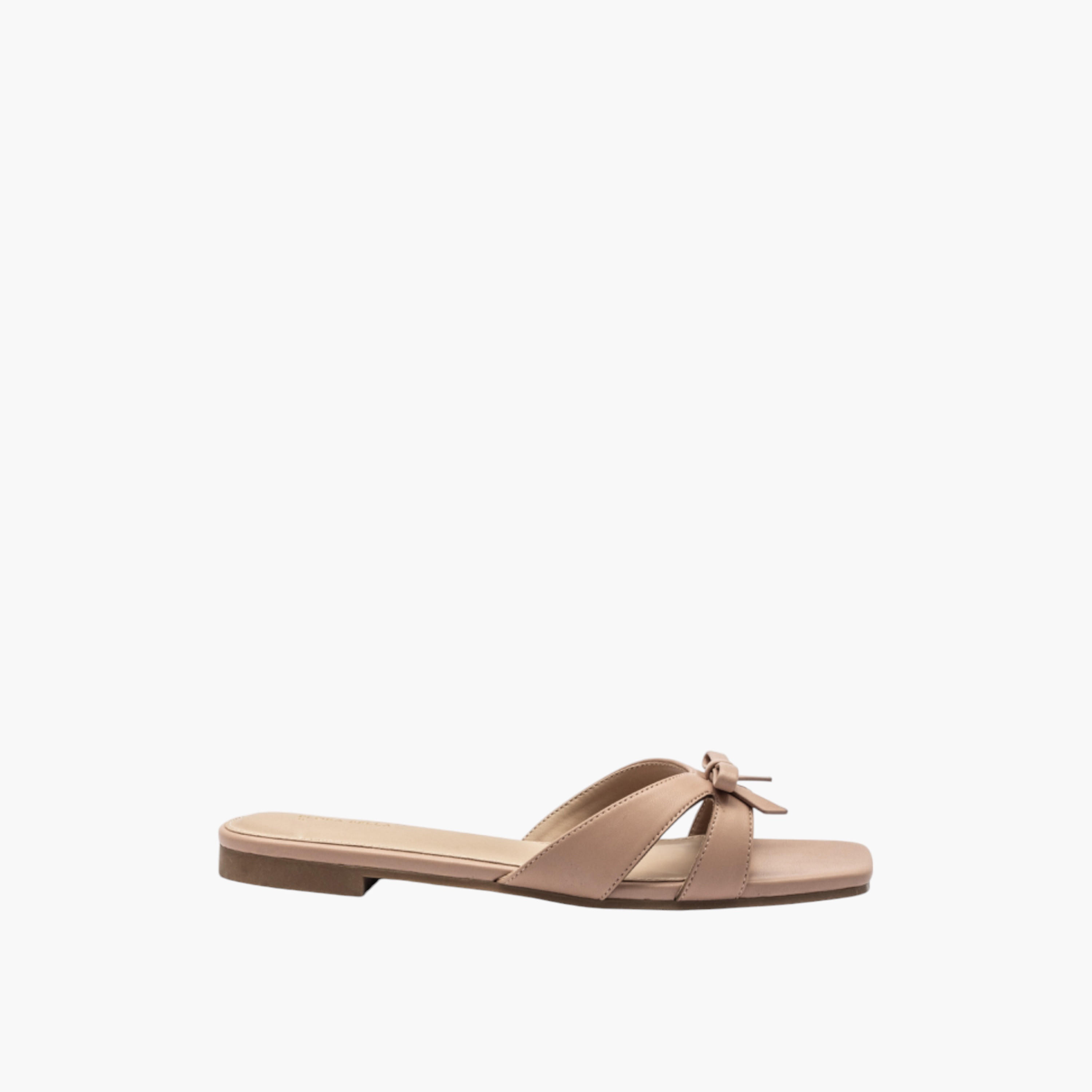 Flora Bella Bow Accent Slip-On Flat Sandals-women-shoes-flats-sandals-image-3