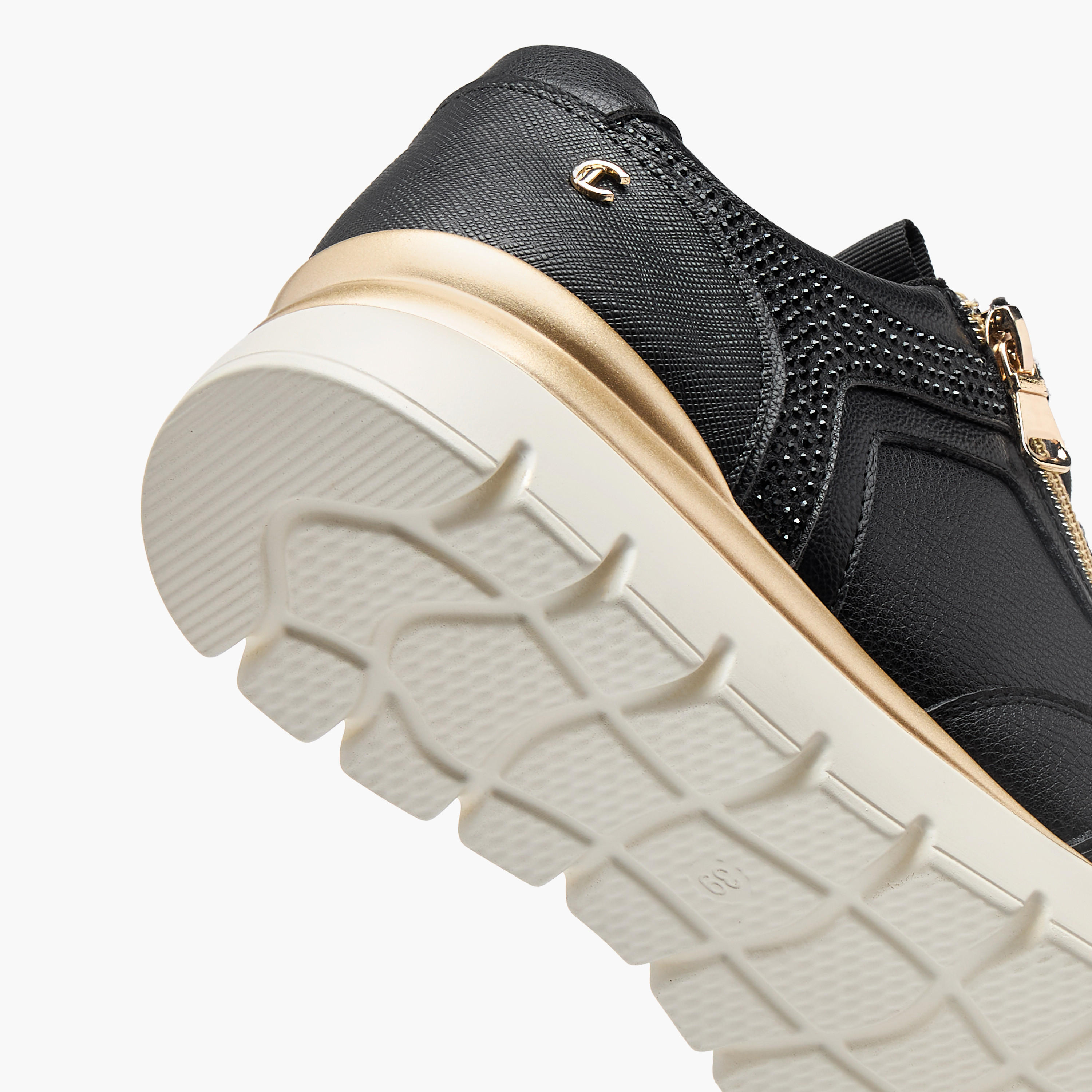 Le Confort Panelled Comfort Sneakers with Lace-Up Closure and Wedge Heels-women-shoes-sneakers-image-5