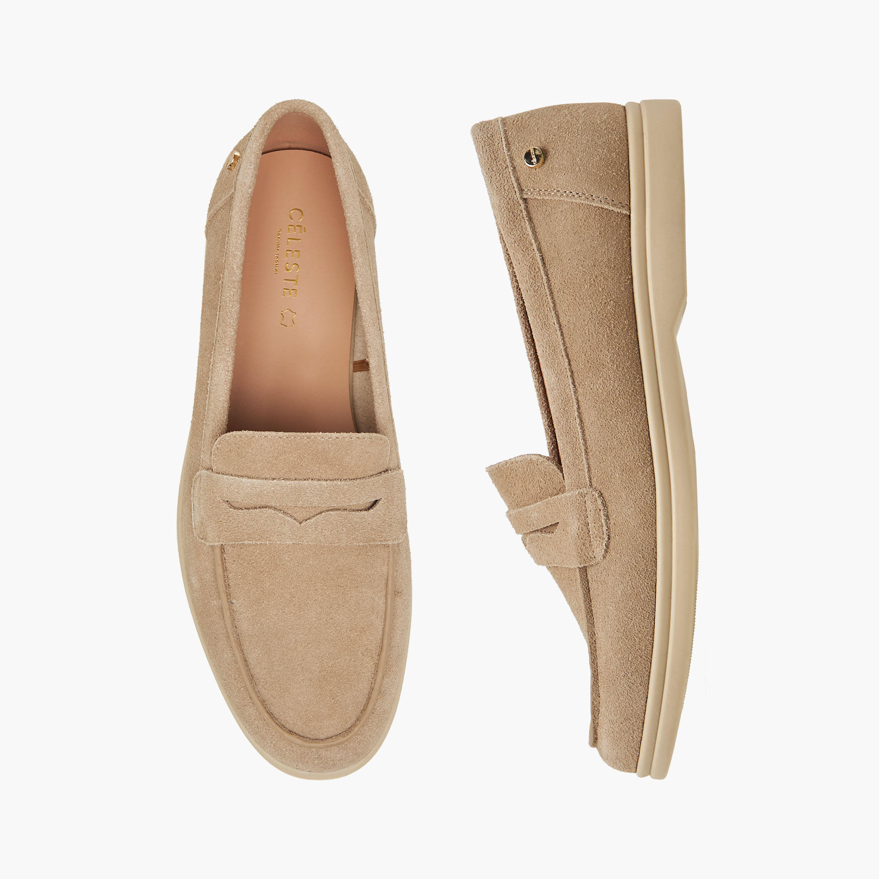 Celeste Women Slip-On Leather Loafers-women-shoes-flats-loafers-image-1