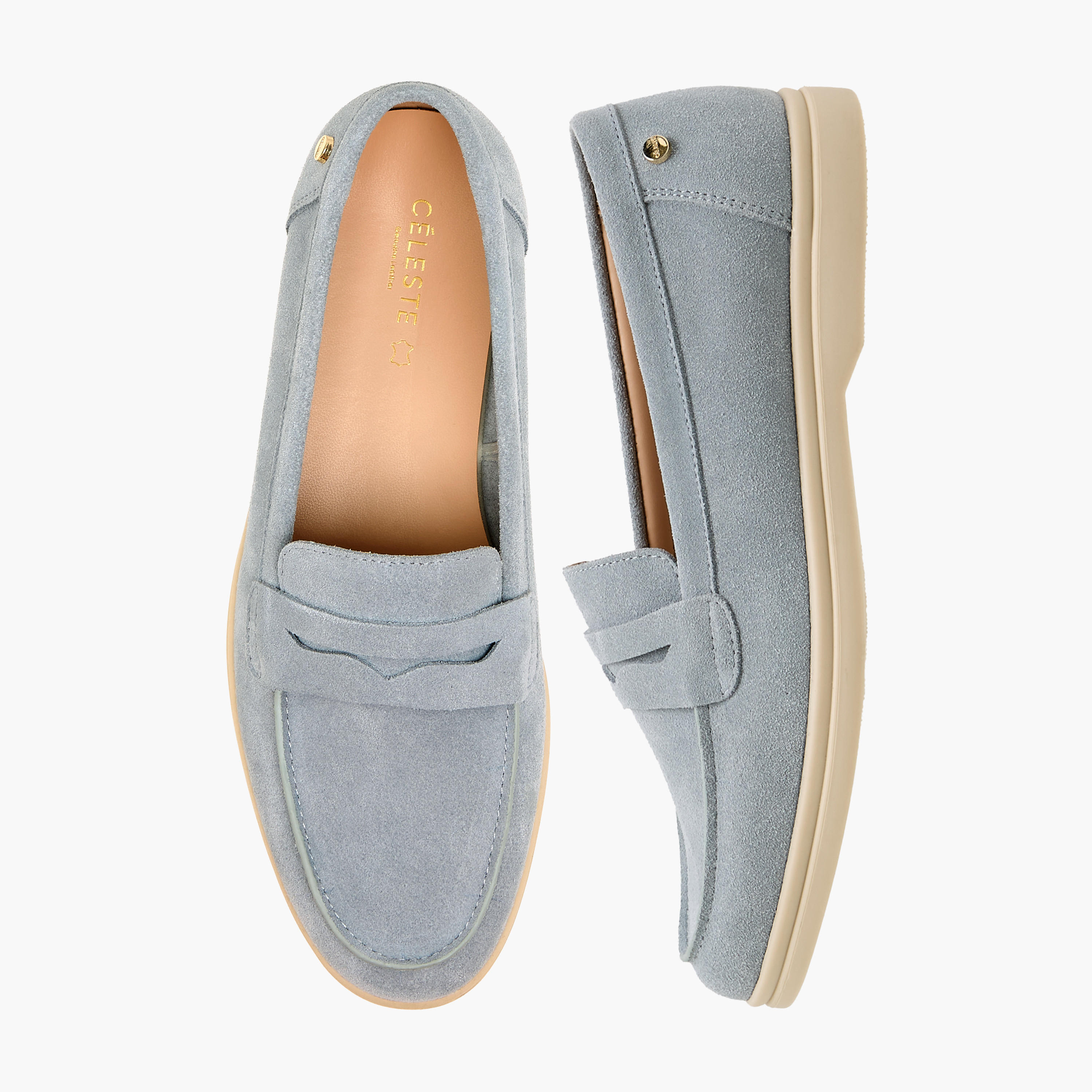 Celeste Women Slip-On Leather Loafers-women-shoes-flats-loafers-image-1
