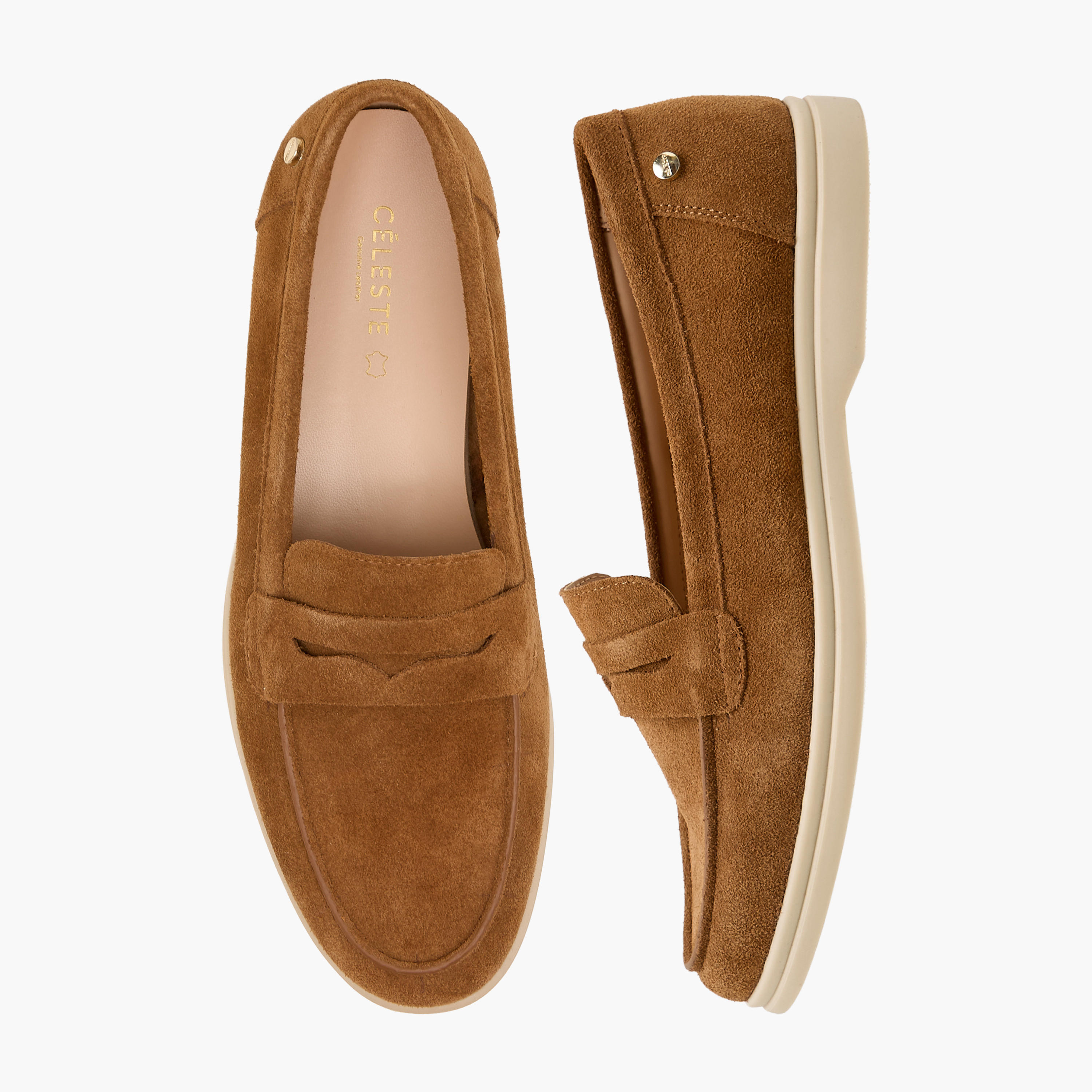 Celeste Women Slip-On Leather Loafers-women-shoes-flats-loafers-image-1