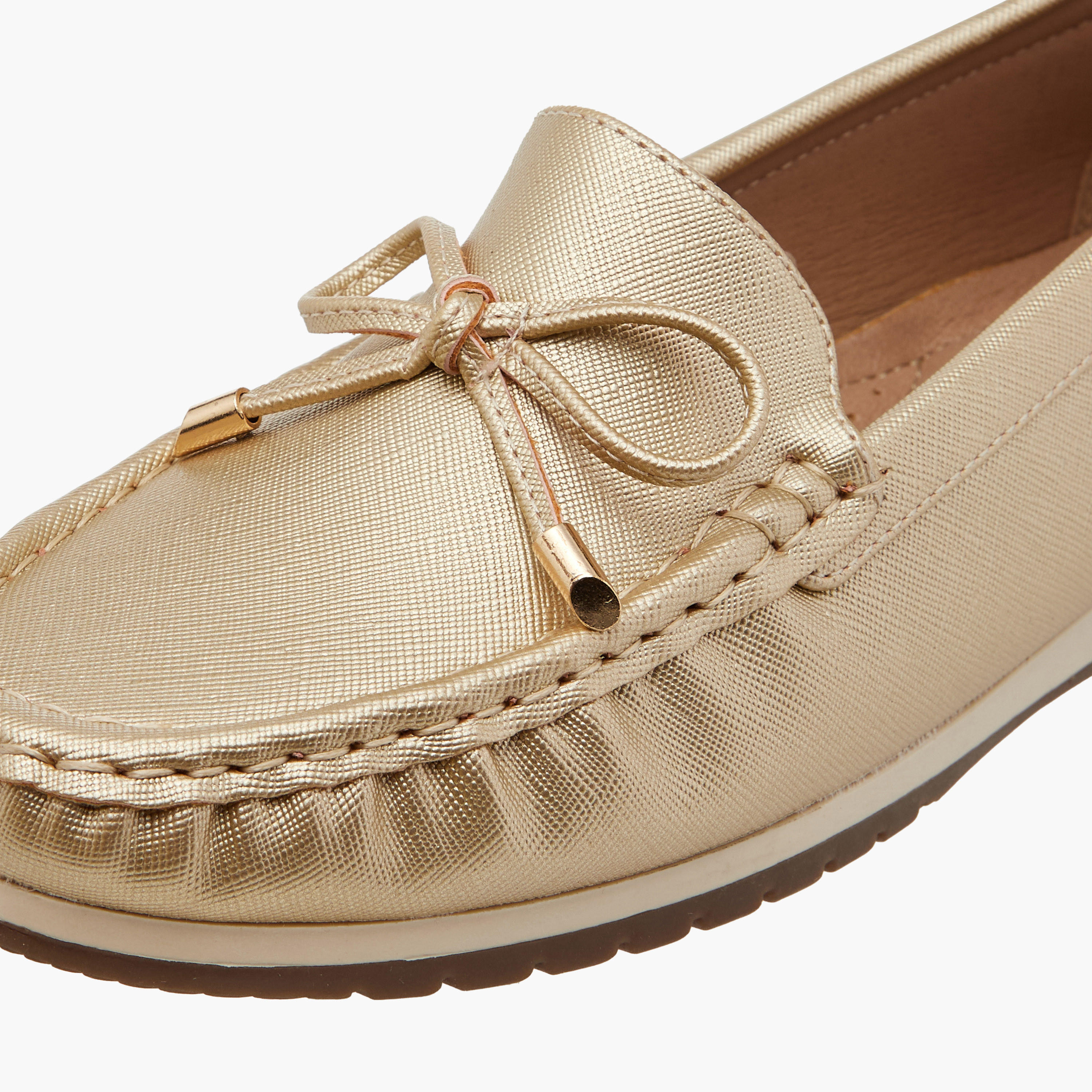 Le Confort Bow Detail Slip-On Comfort Moccasins-women-shoes-loafersandmoccasins-image-4