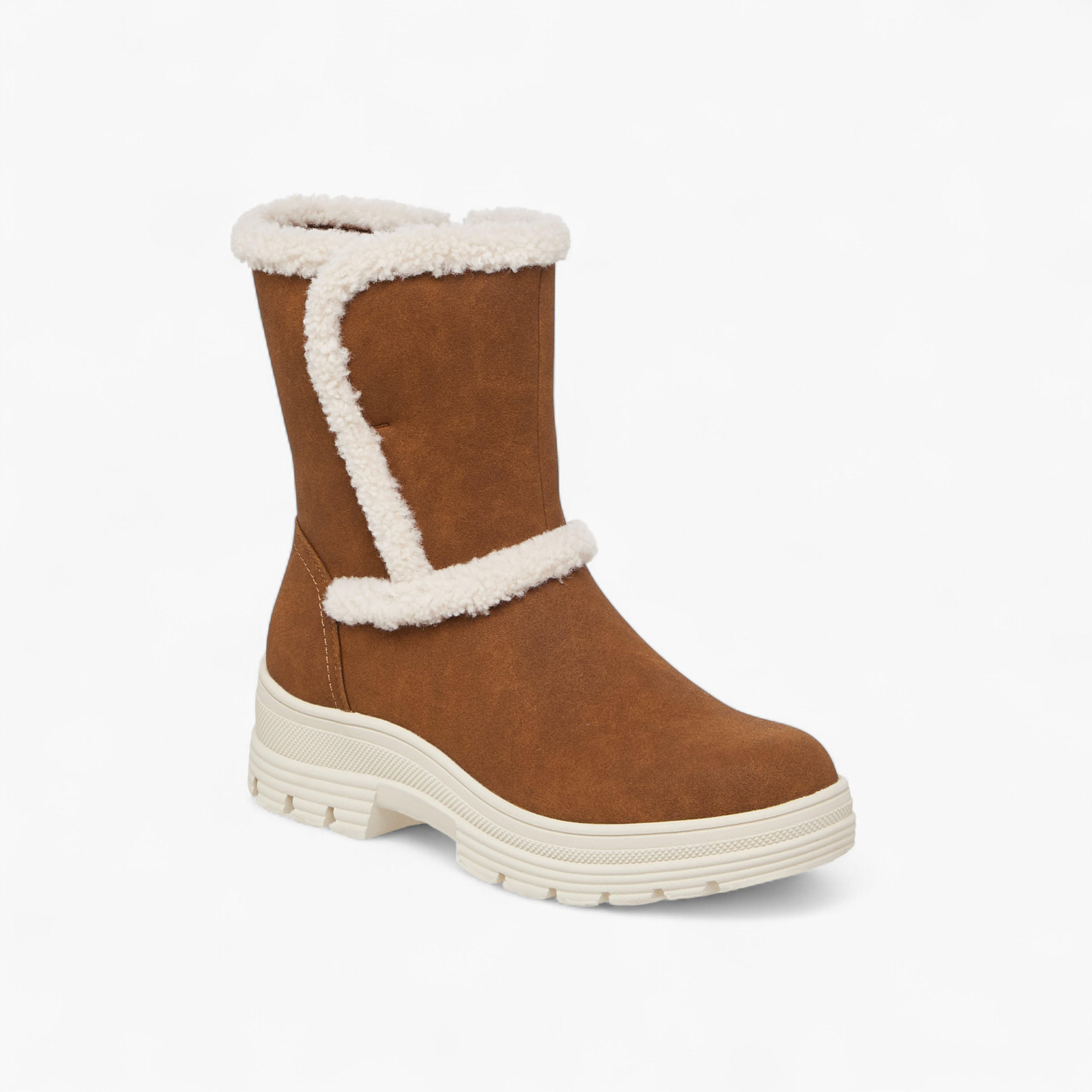 Missy Women Fur Suede High Ankle Boots-women-shoes-boots-image-2
