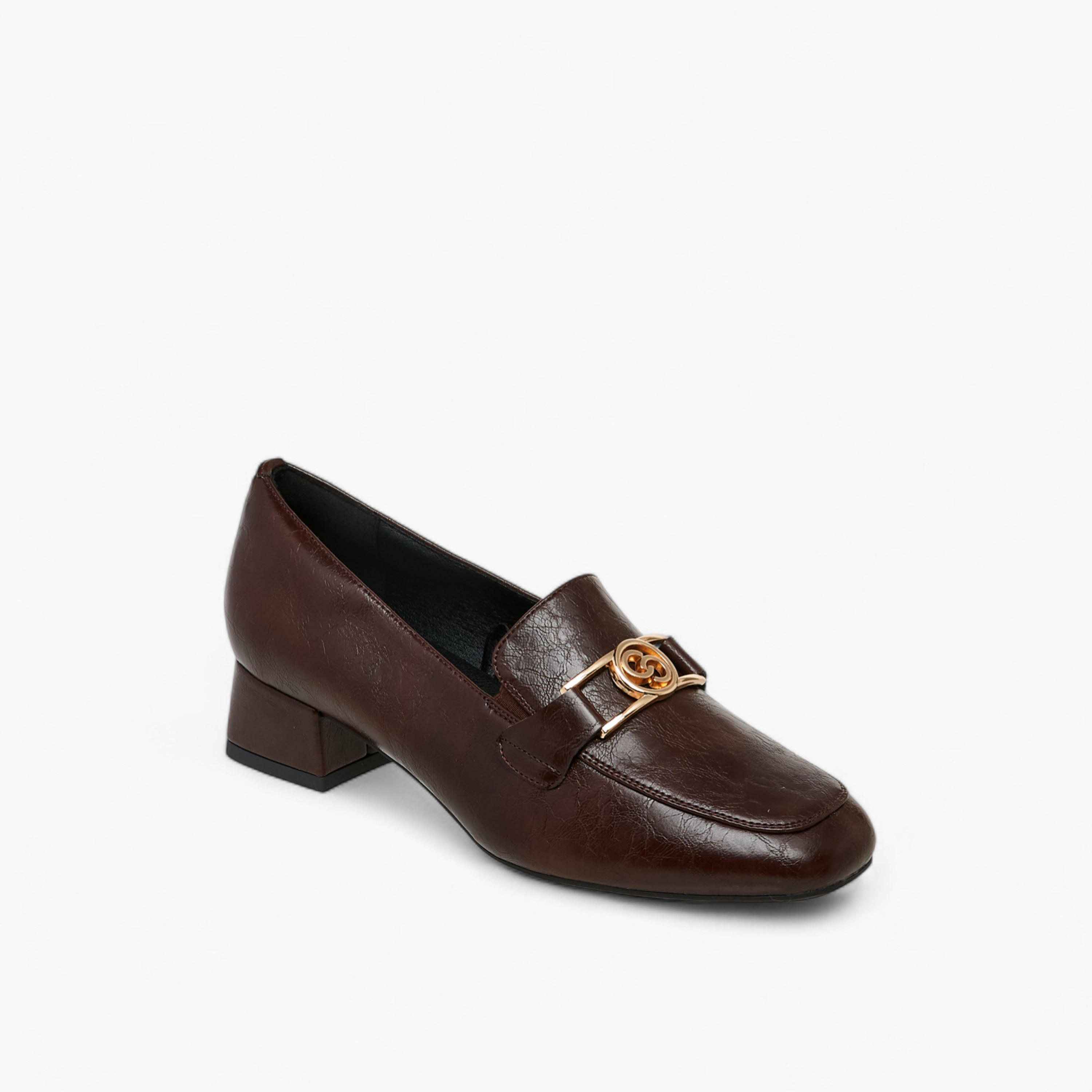 Celeste Women's Metal Accent Slip-On Loafers with Block Heels-women-shoes-loafersandmoccasins-image-2