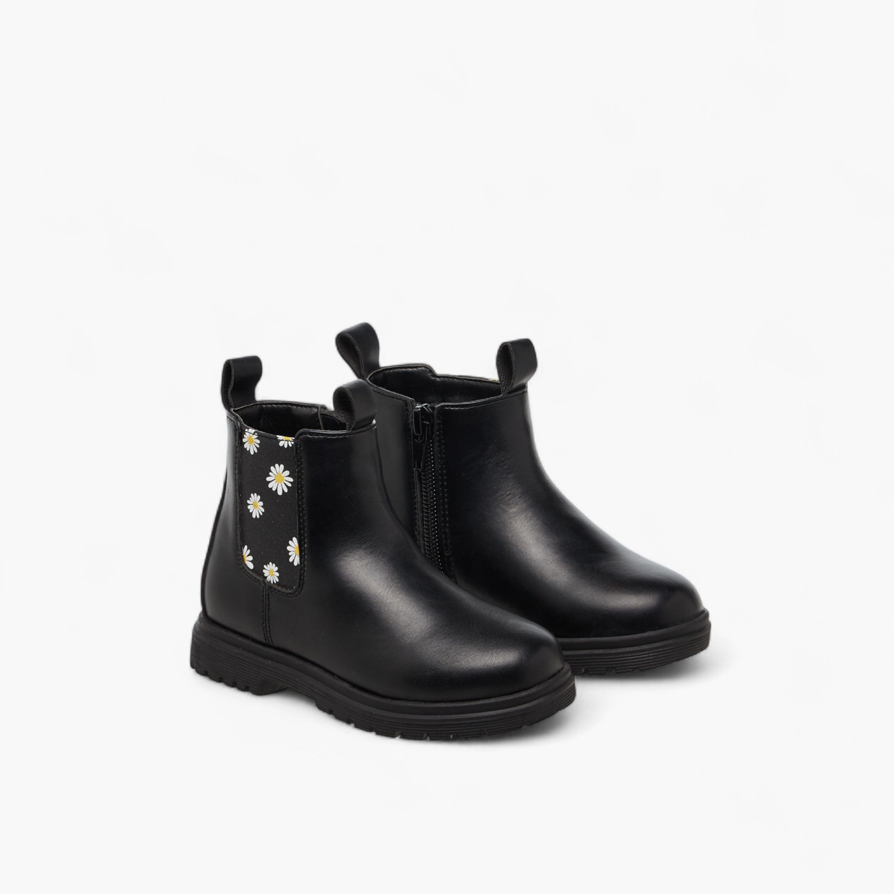 بوت بسحاب إغلاق وطبعات زهرية من فلورا بيلا-girls-shoes-boots-image-1